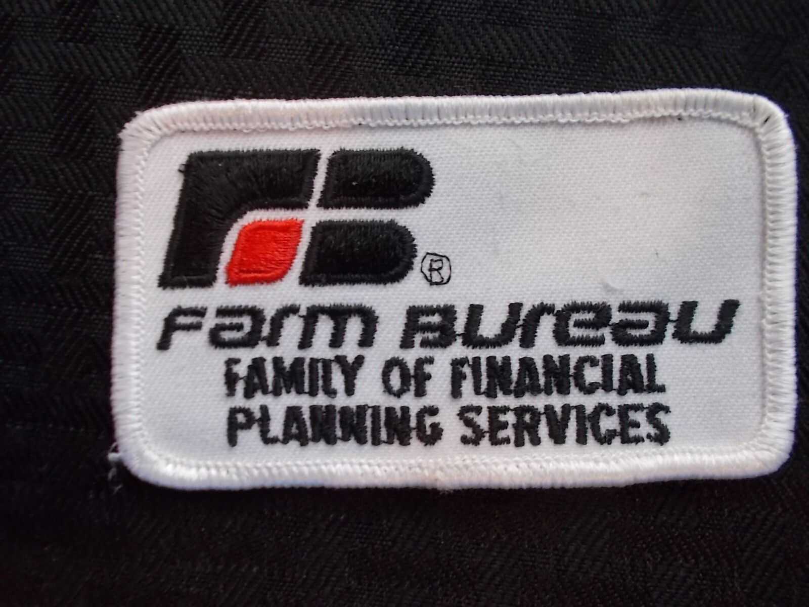 FARM BUREAU Vintage Patch 4″ x2 ” #33 FAMILY OF FINANCIAL PLANNING SERVICES