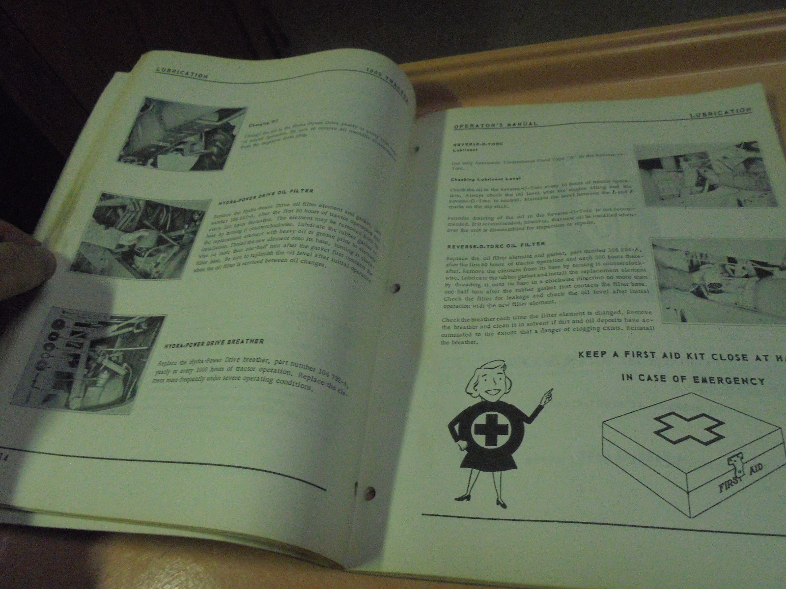Vintage Oliver 1600 Tractor Operator’s Manual 1963