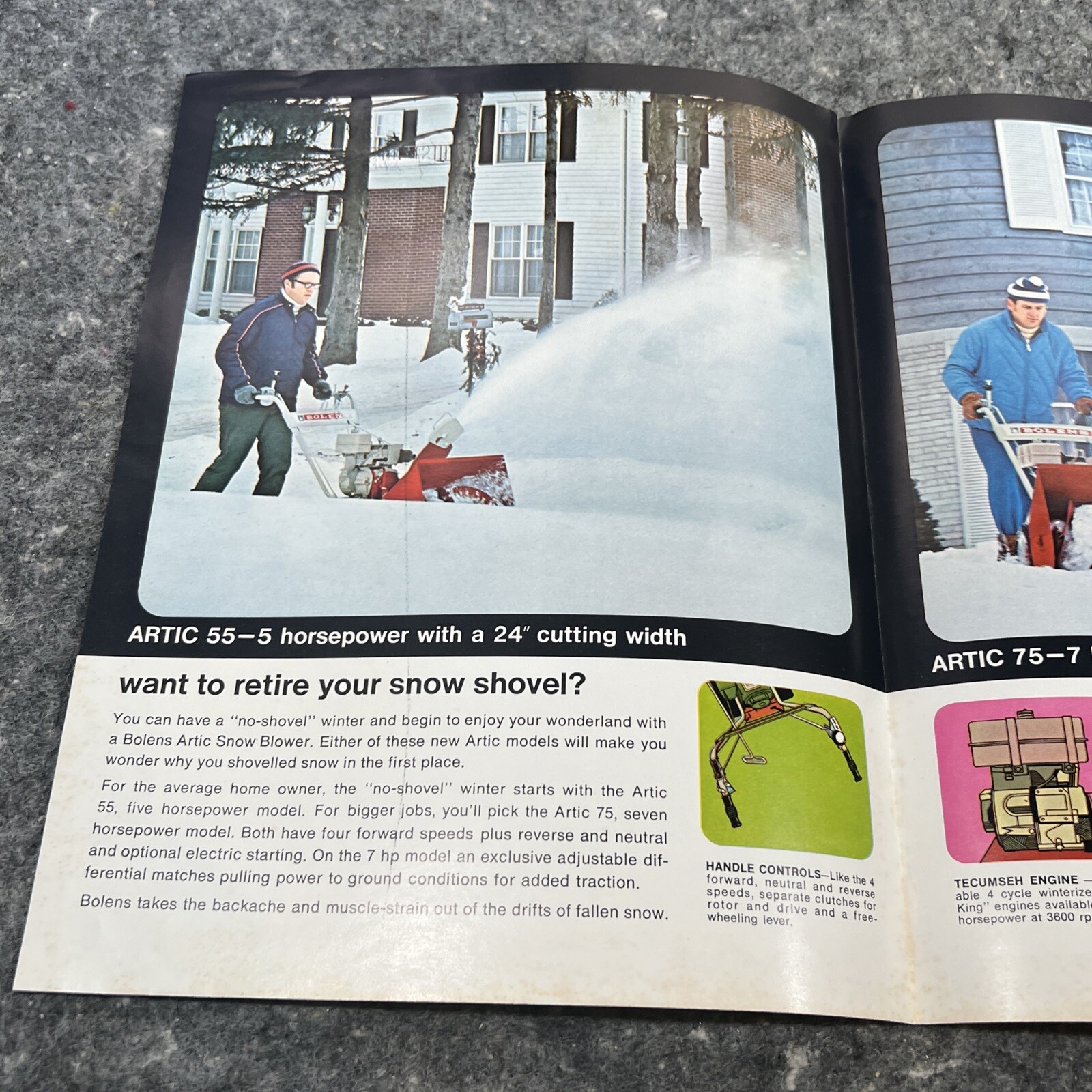 Original Bolens Snow Removal Equipment …for a ‘no shovel’ winter Brochure