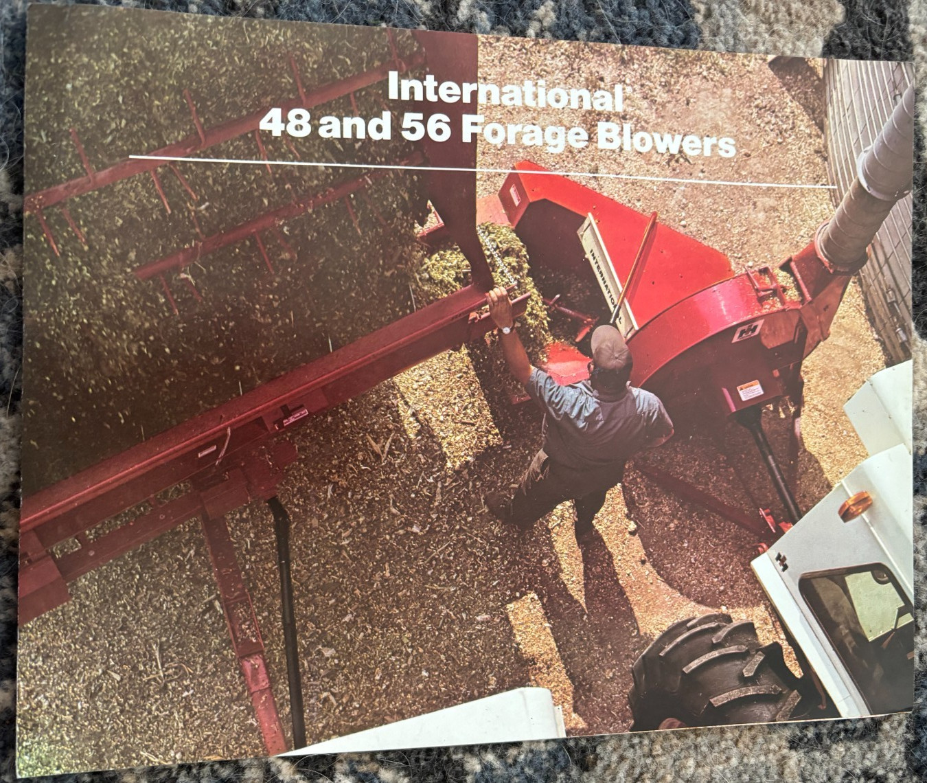 International Harvester 48 56 Forage Blower For 1974 Brochure AMIL26