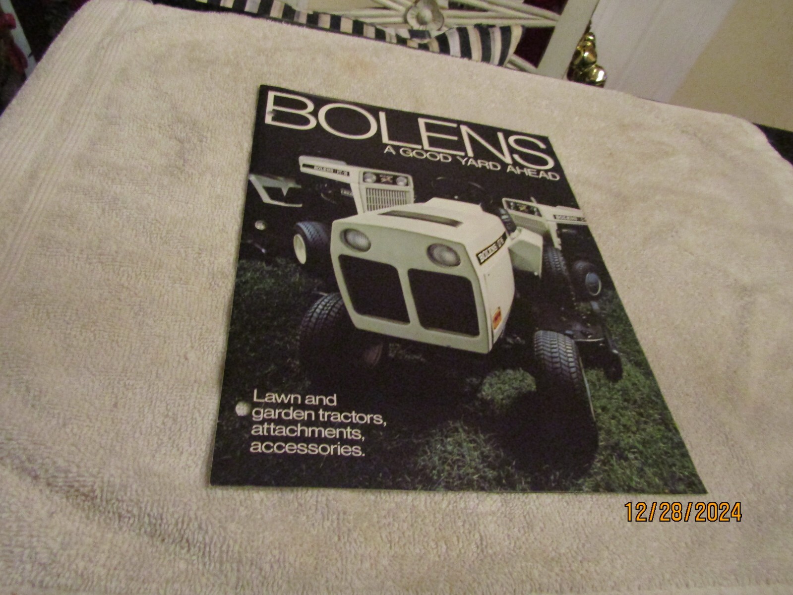 Vintage Bolens Sales Brochure Lawn & Garden Tractors Attachments Accessories ’75