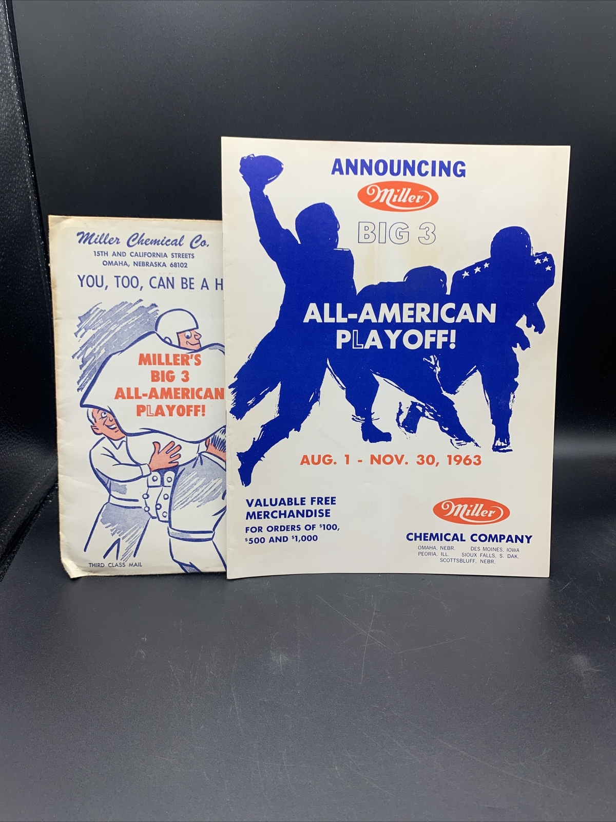 1963 Miller Livestock Chemical Company Promo Book & Original Envelope-Omaha NE