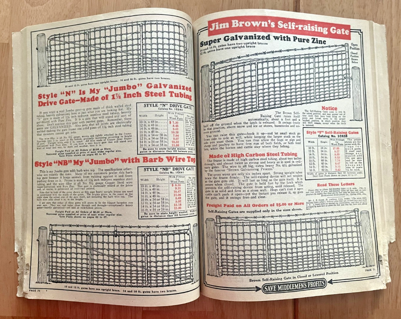 Jim Brown’s 1932 farm & Fence illustrated catalog Brown fence & Wire Co