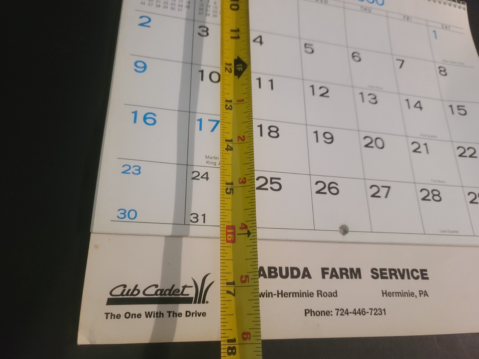 Vintage Year 2000 Labuda Farm Service Herminie Pa Classic Farm Tractors Calendar