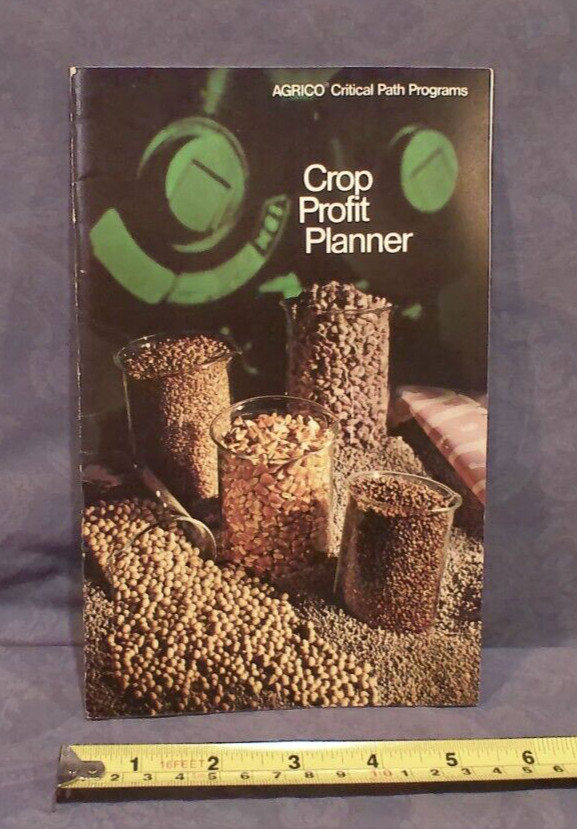 Agrico Critical Path Programs Crop Profit Planner Booklet