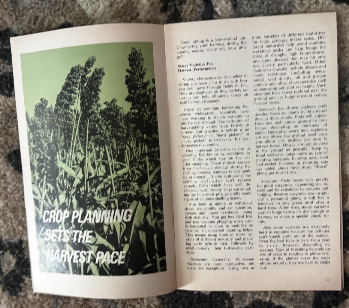 New Holland GrainPower For Profit In the 70’s Brochure DCPA26