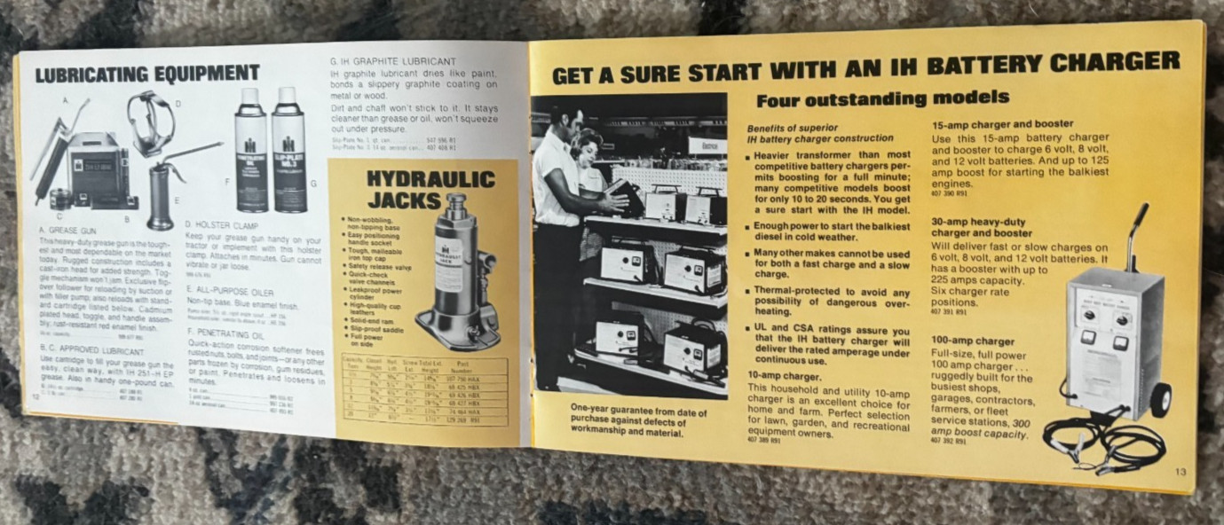 International Harvester Power Lawn Products Parts & Service 1976 Brochure DCPA26