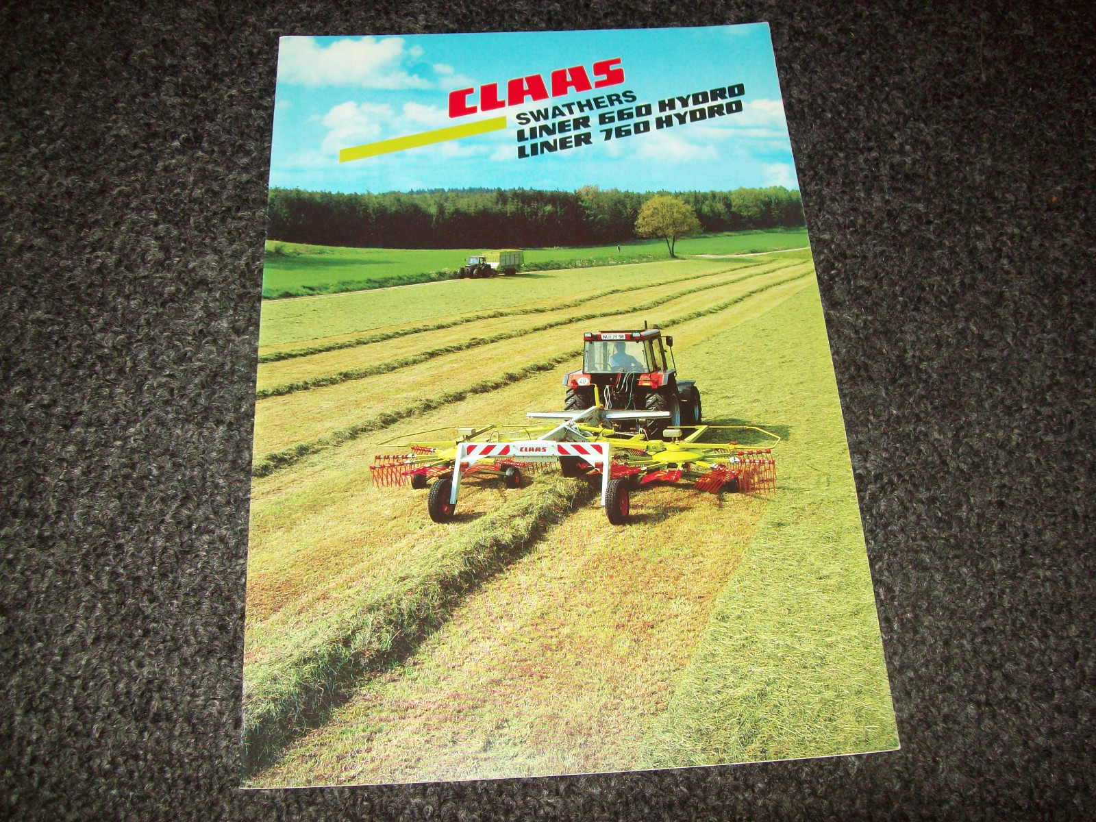 CLAAS SWATHERS LINER 660/760 BROCHURE AD LITERATURE