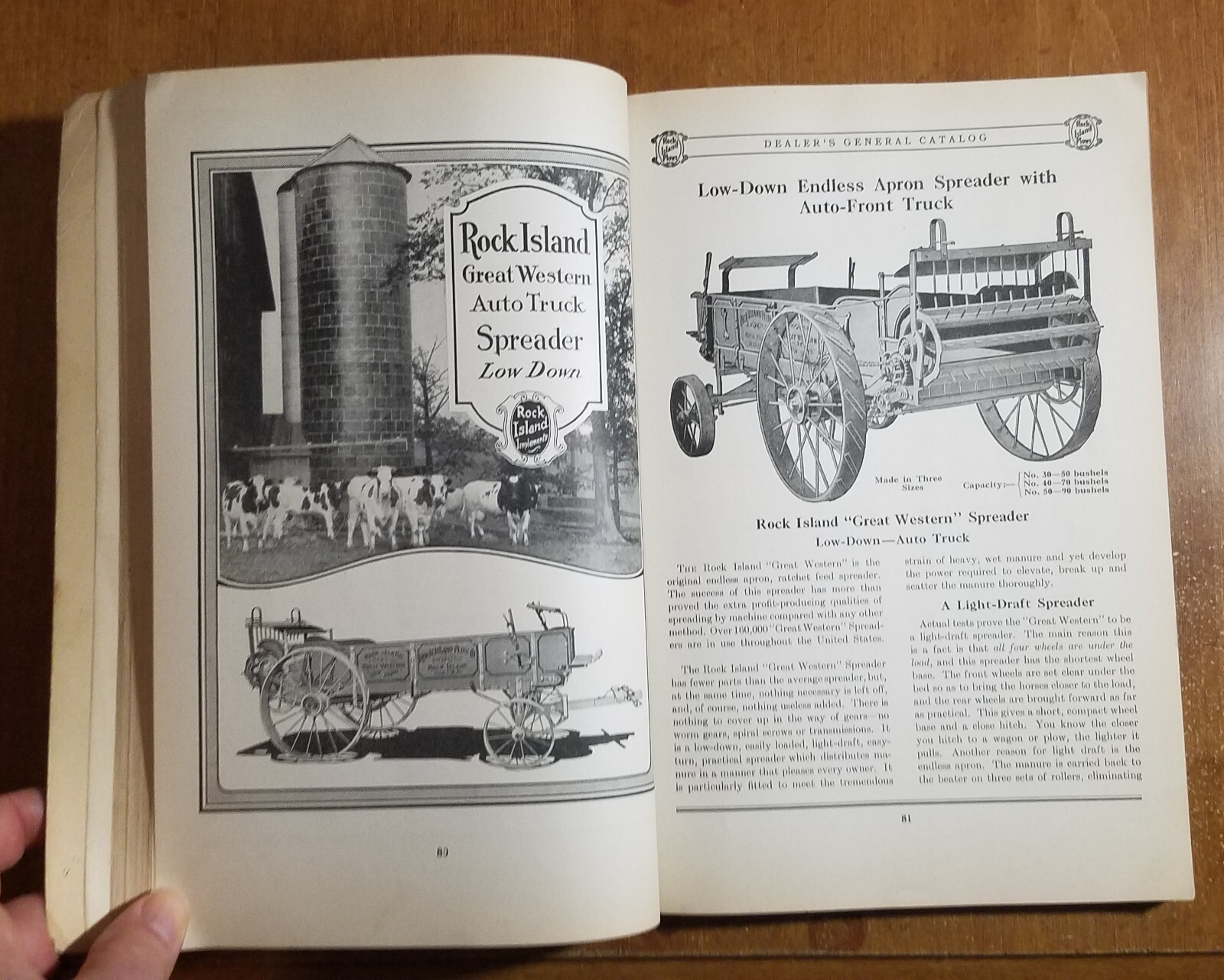 1920’s Rock Island Implements Catalog #42
