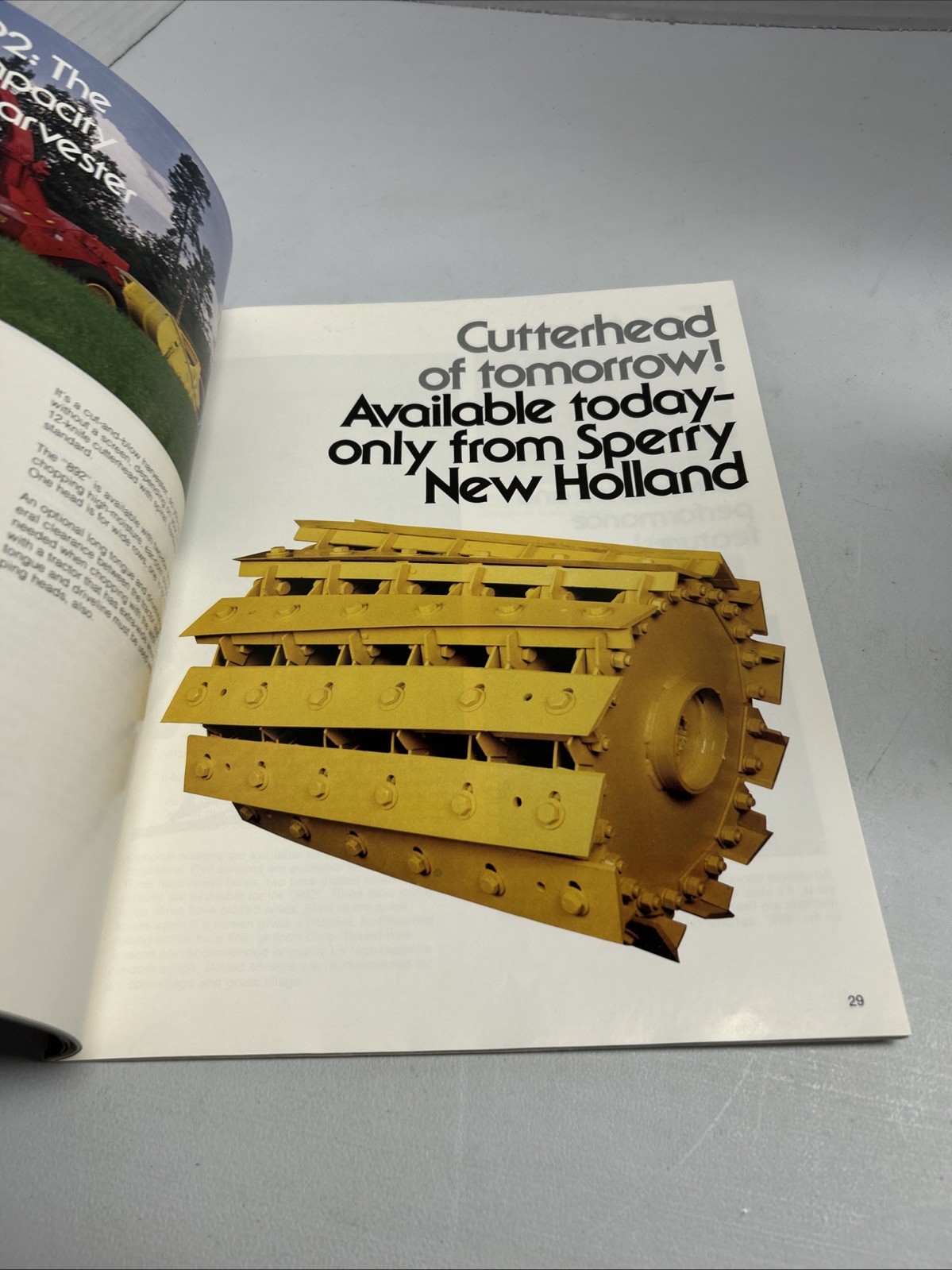 Sperry New Holland Forage Equipment Vintage Sales Brochure