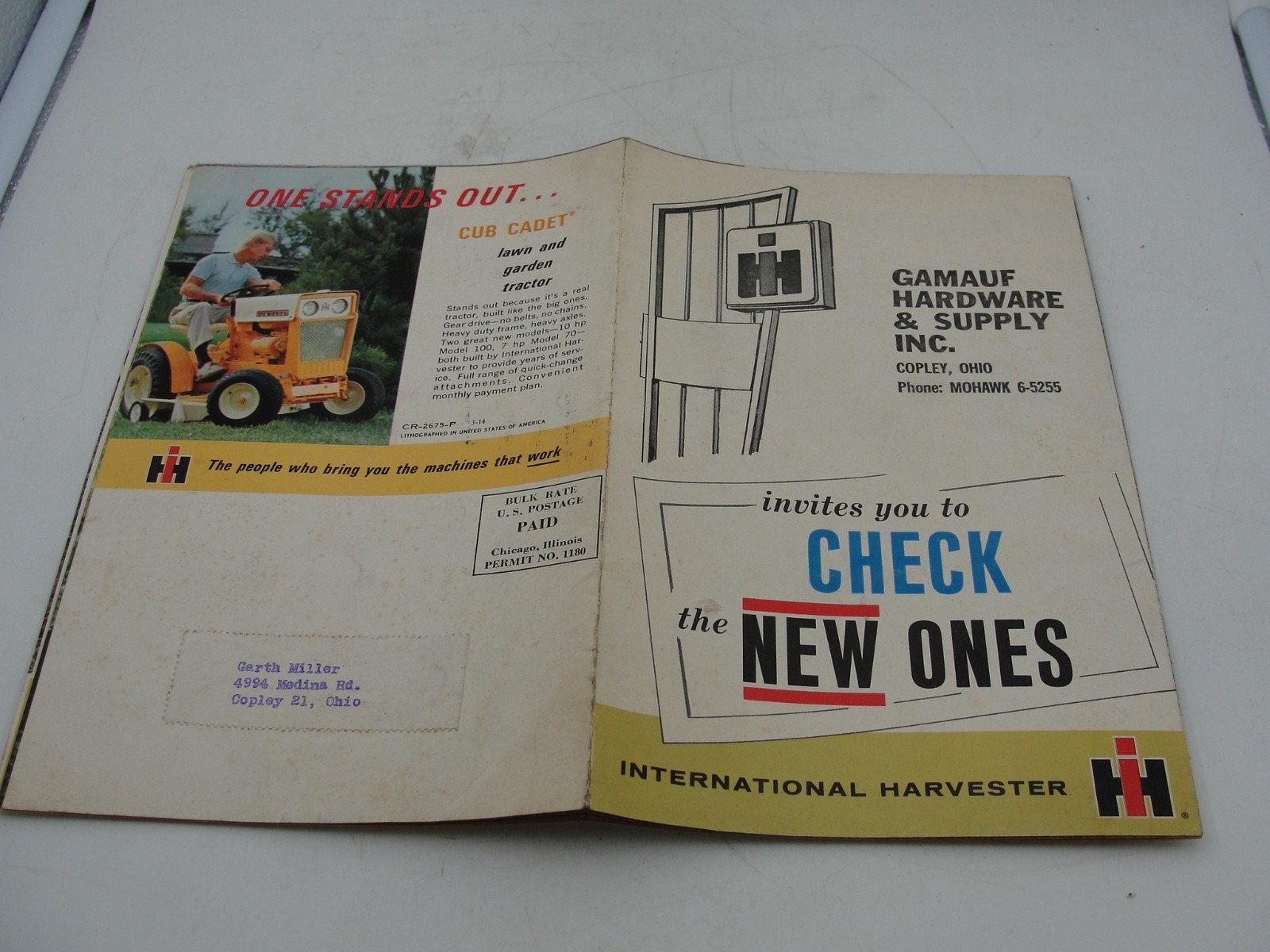 IH Check the NEW Ones Farm Equipment Brochure 1960’s