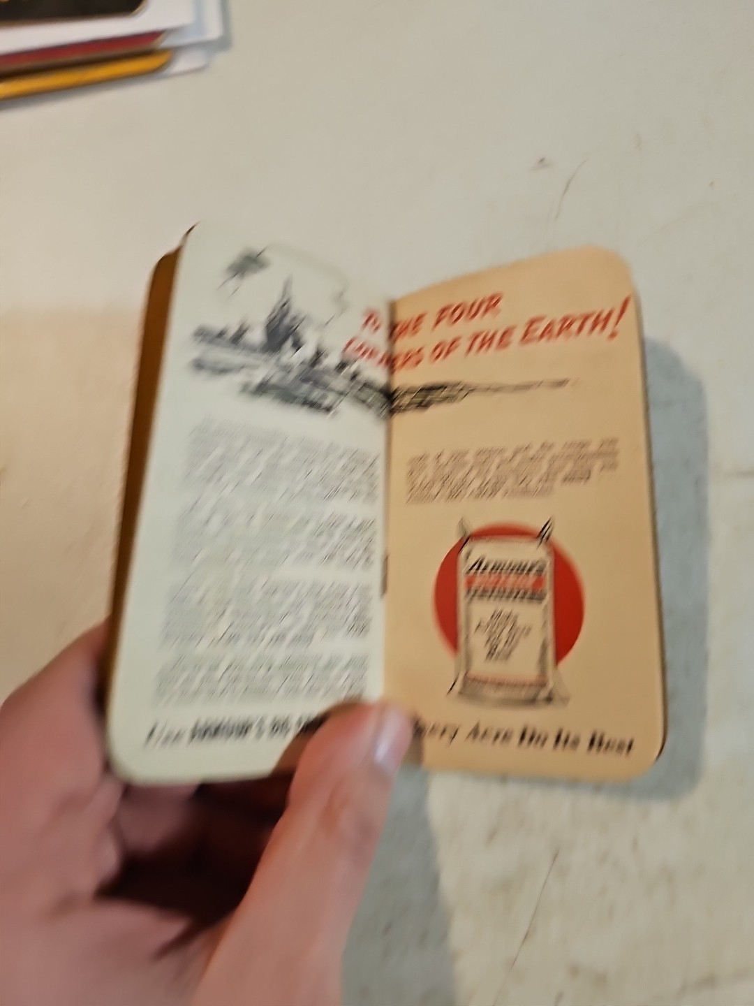 Vintage Armour’s Big Crop Fertilizers 1944-45 WWII Battleship Cover