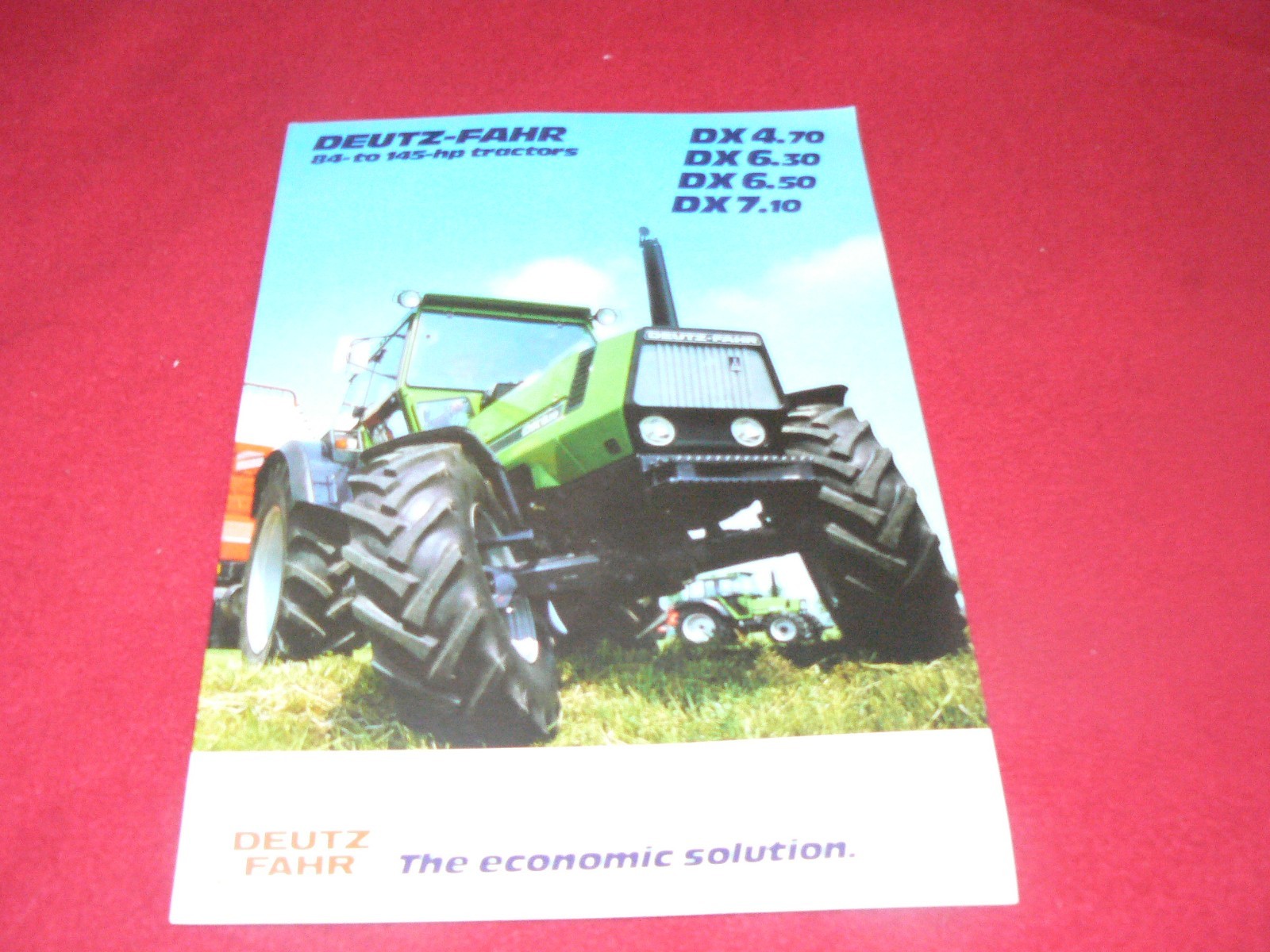 Deutz Fahr DX 4.70 DX 6.30 DX 6.50 DX 7.10 Tractor Dealer’s Brochure 91 145 12