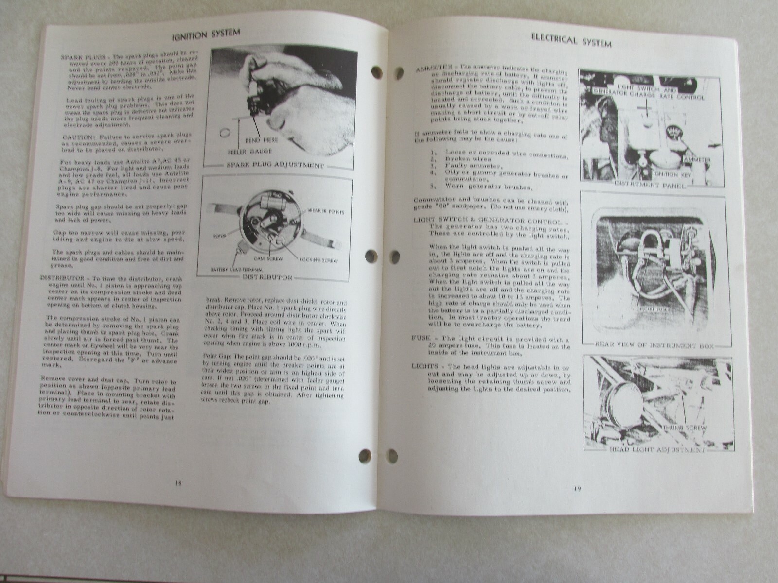MBE79 Farm Manual Operating Instructions WD 45 Tractor Deutz Allis