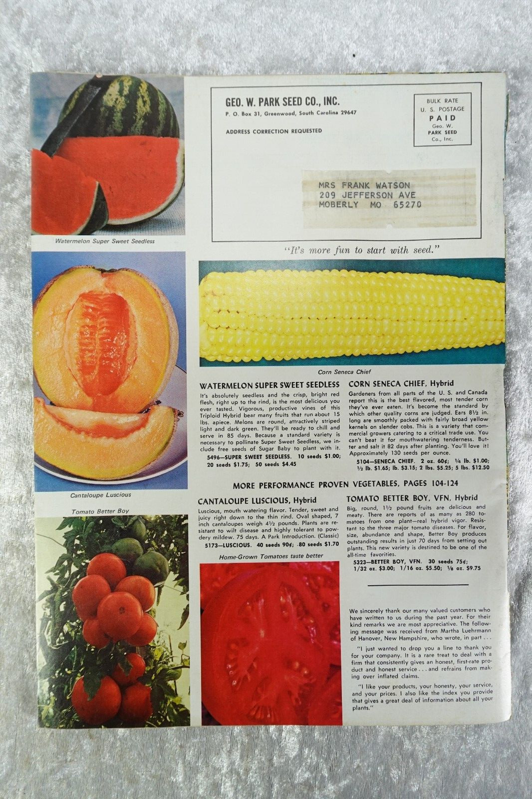 3 Vintage 1953, ’55 Vegetable Flower Gardener Handbooks Park Seed Catalog 1976