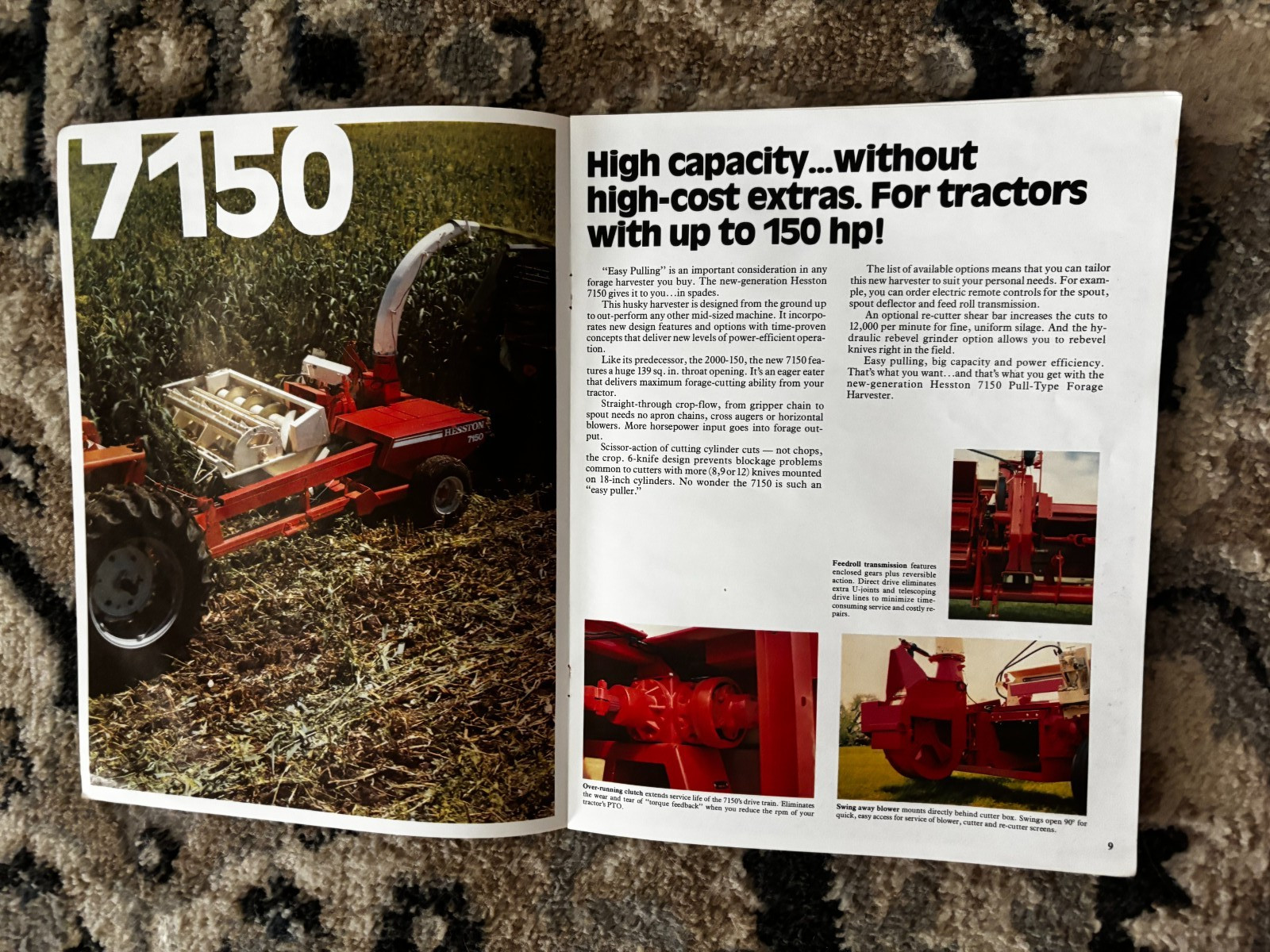 Hesston 7140 7150 7160 Pull Type Forage Harvesters For 1979 Brochure DCPA26