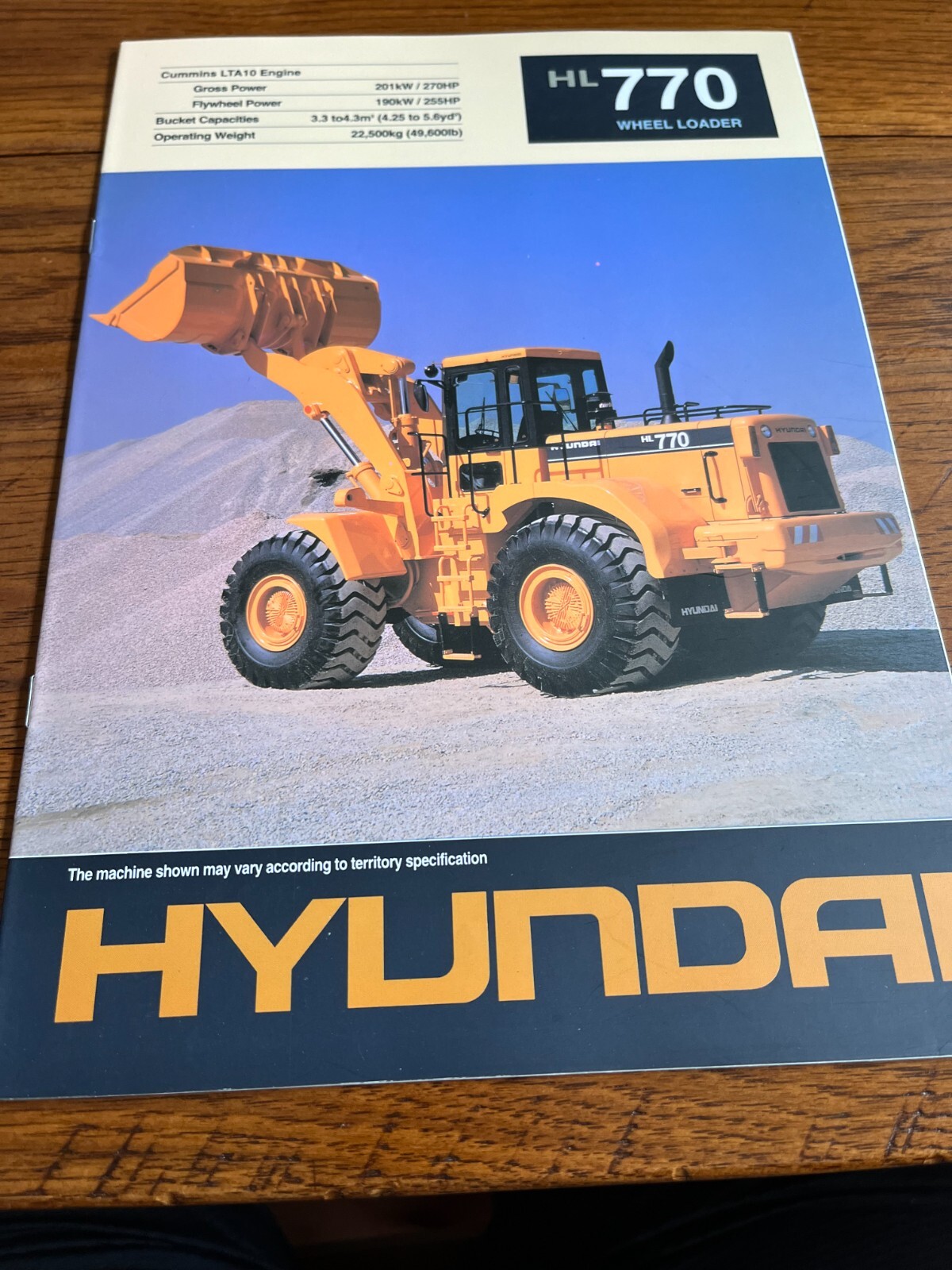 Hyundai HL 770 Wheel Loader Brochure FCCA