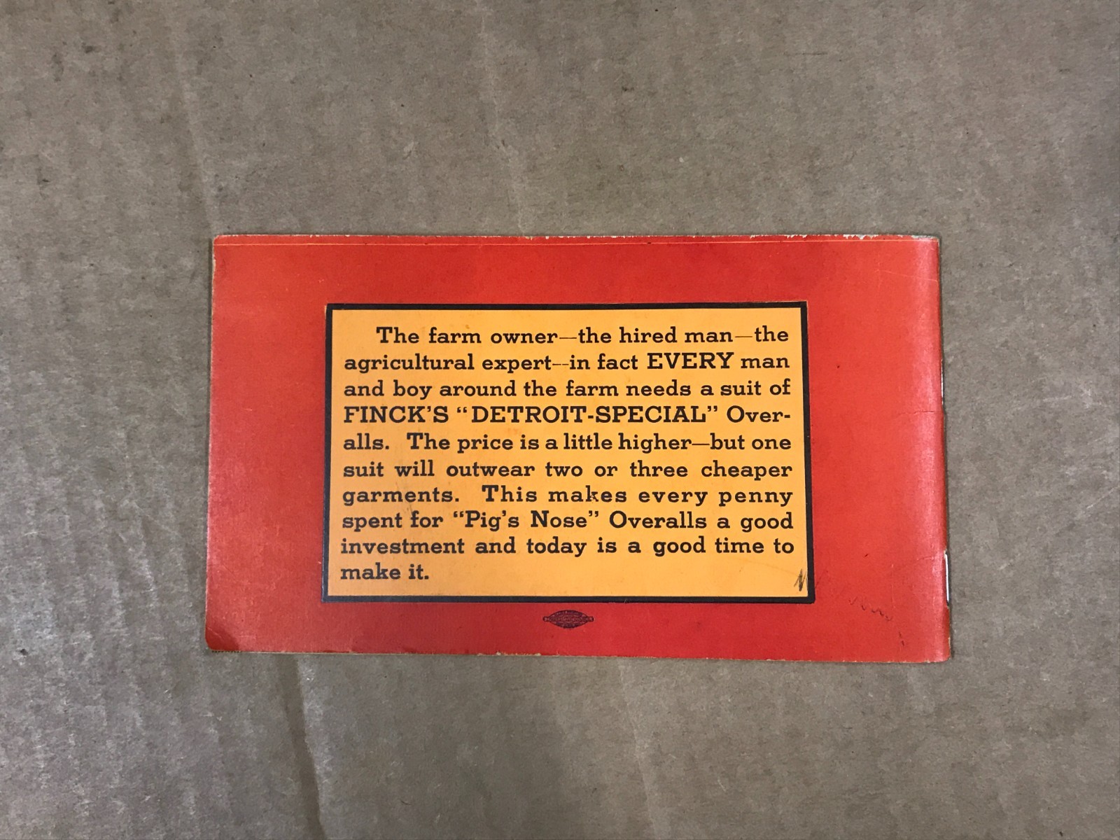 Vintage Farmer’s Account Book