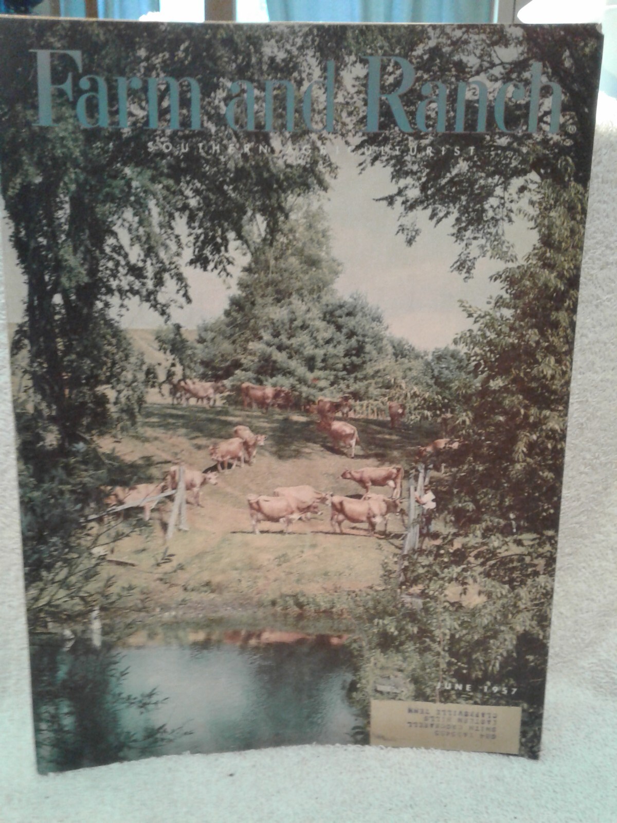 June 1957 FARM & RANCH mag SOUTHERN AGRICULTURIST adver DIXIE EDITION cars IH
