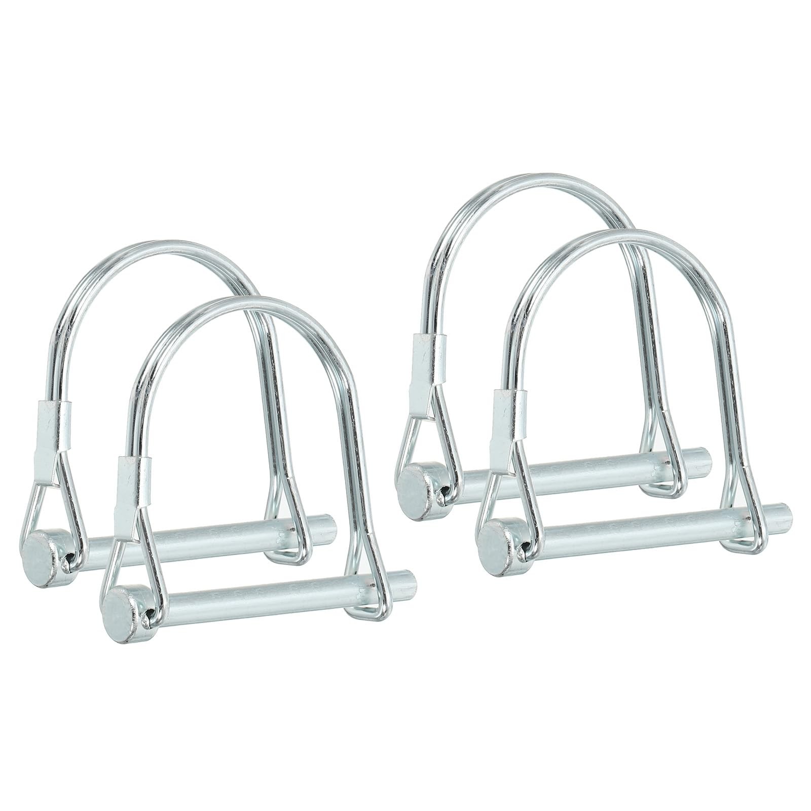 PATIKIL Trailer Coupler Pin 3/16x2x1.65(D*L*IW), 4 Pcs Wire Lock Pin Safety Shaf