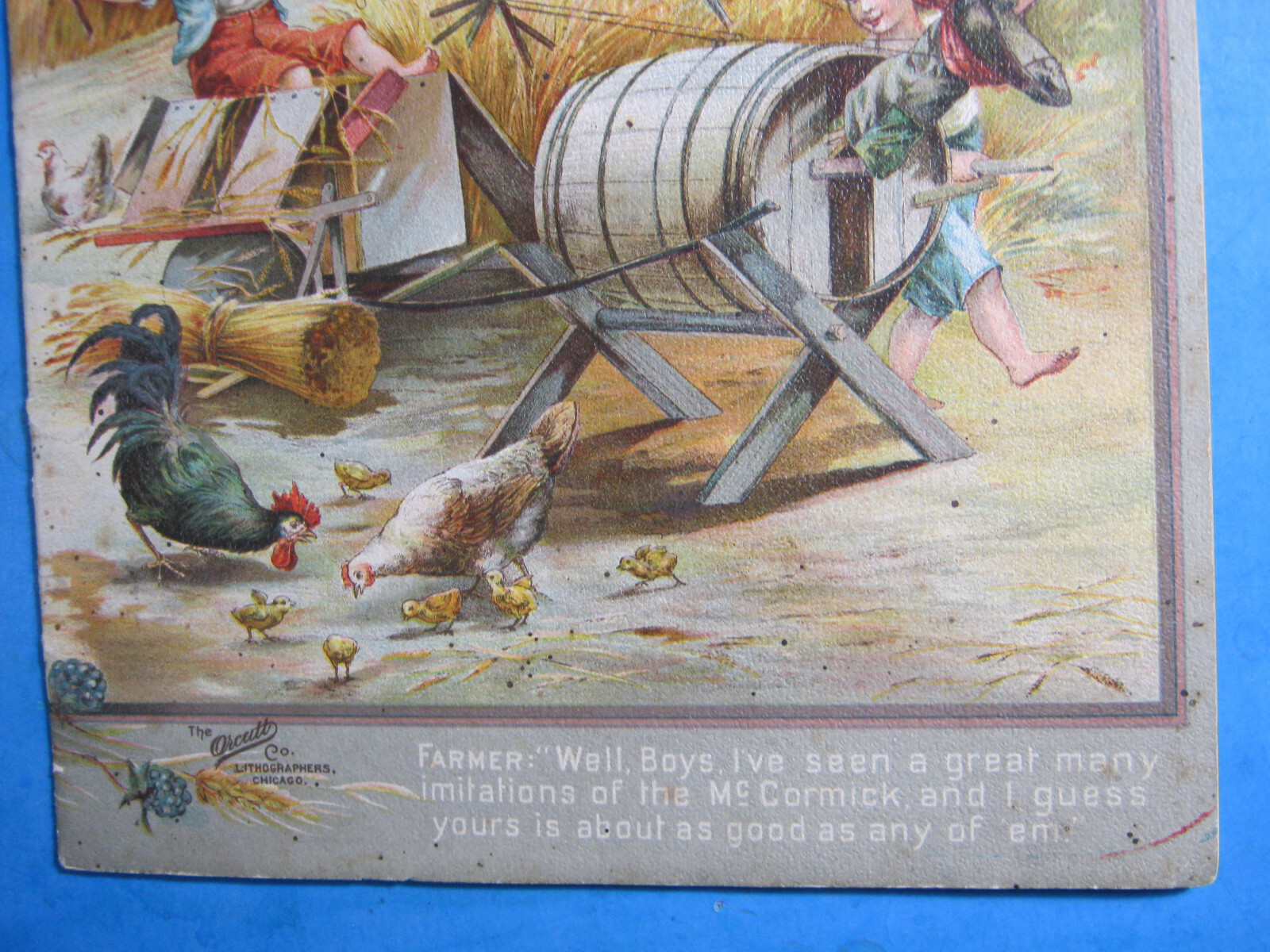MCCORMICK HARVESTING MACHINE MOWER BINDER ODD FELLOWS BUILDING CHICAGO booklet