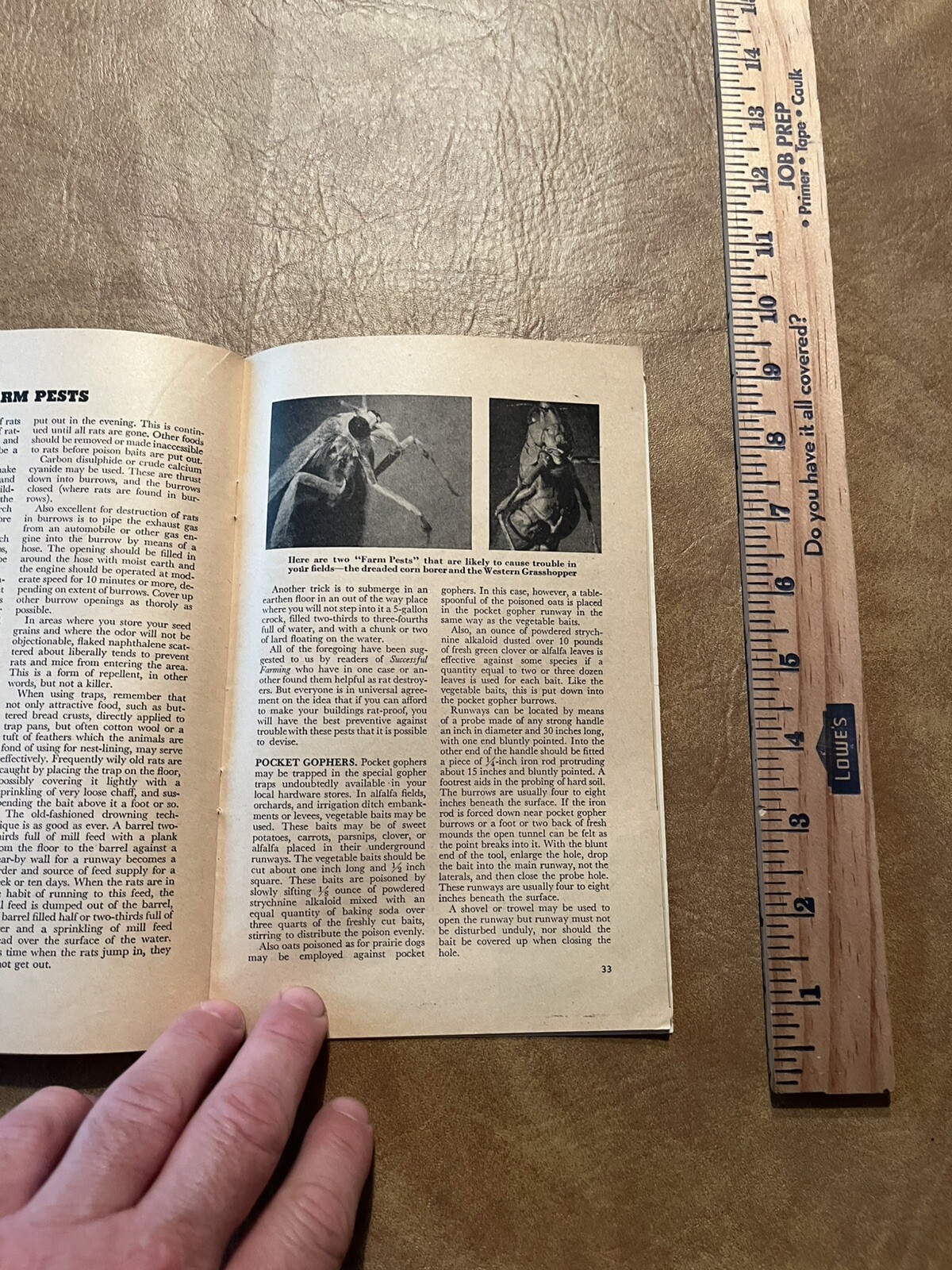 1943 SUCCESSFUL FARMING MAGAZINE “Sampler” SALESMAN SAMPLE