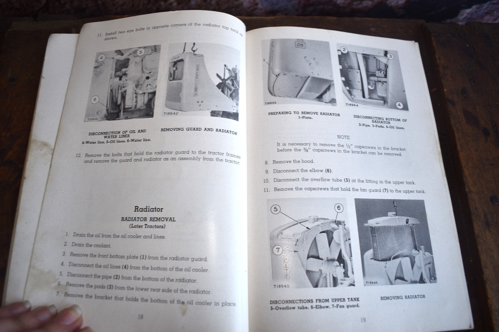 1950s Caterpillar Servicemen’s Reference Book for D8 Tractor Repair Manual