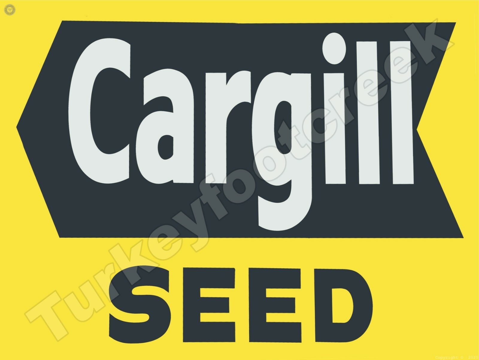 Cargill Seed 9″ x 12″ Metal Sign