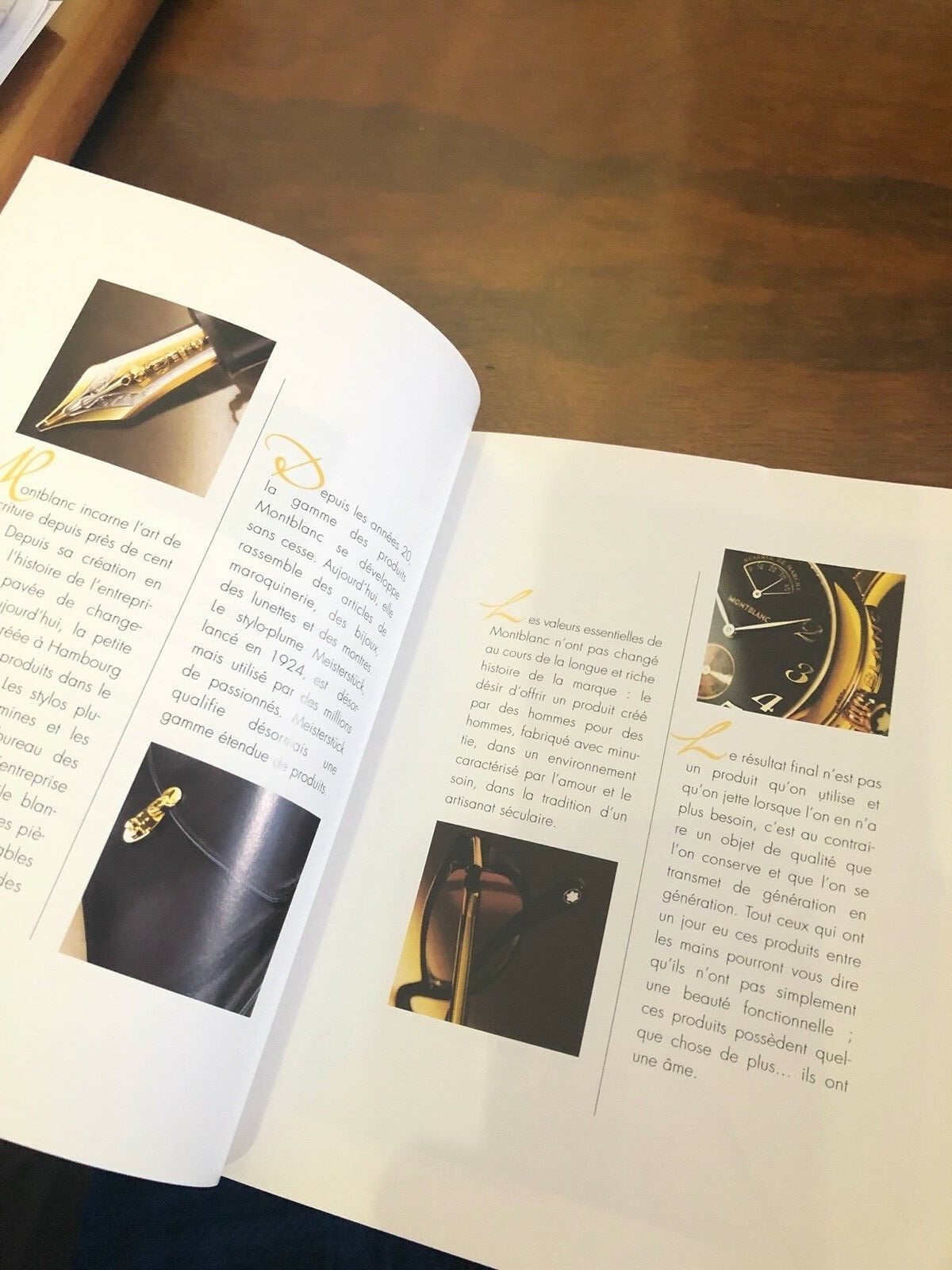 MONT BLANC, MONTBLANC BOOKLET FRENCH 97 PAGES PENSER A L’ESSENTIEL