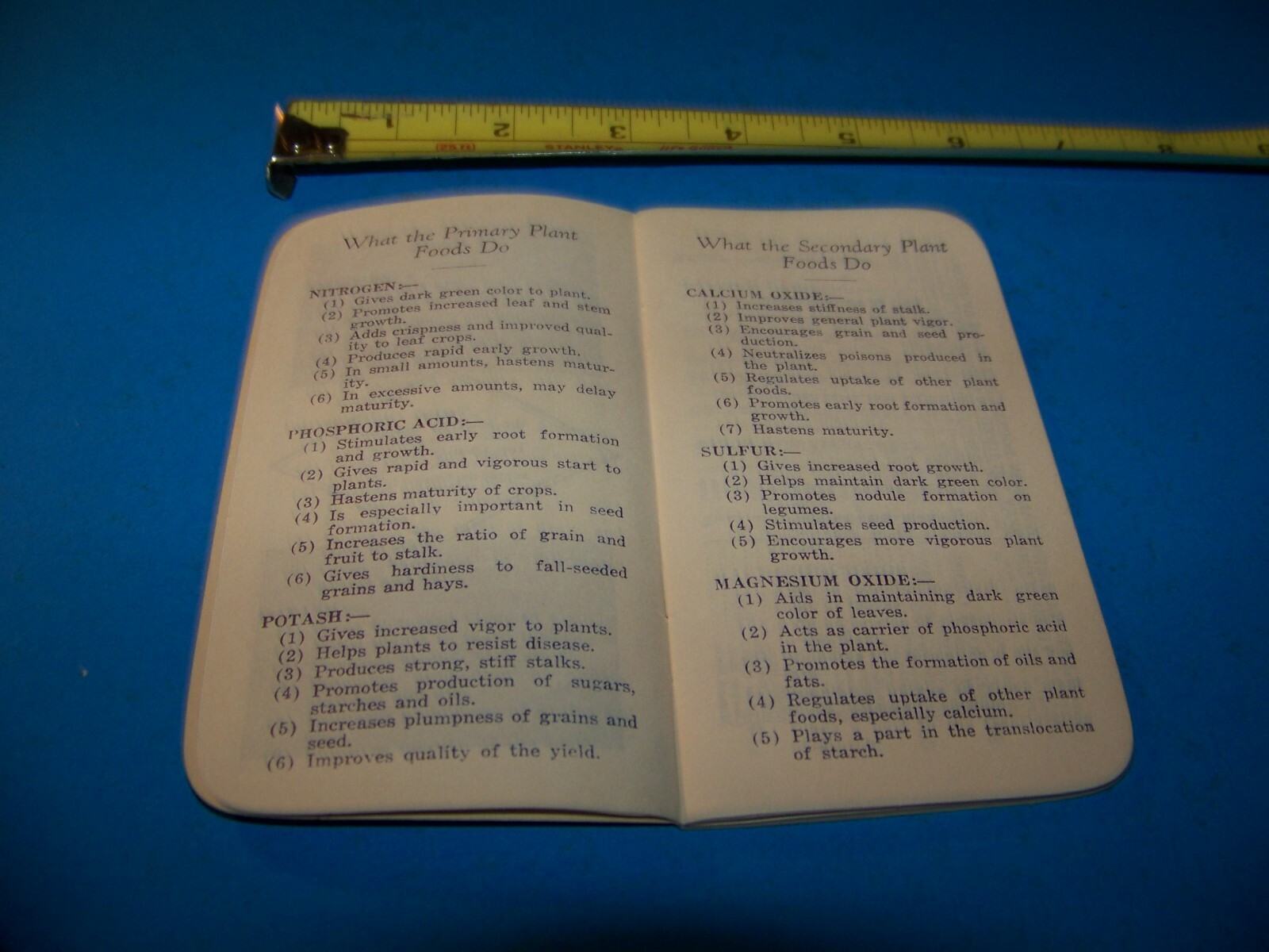 Royster Fertilizer “Daily Reminder” Memo Booklet 1954 F.S. Royster Guano Comp.