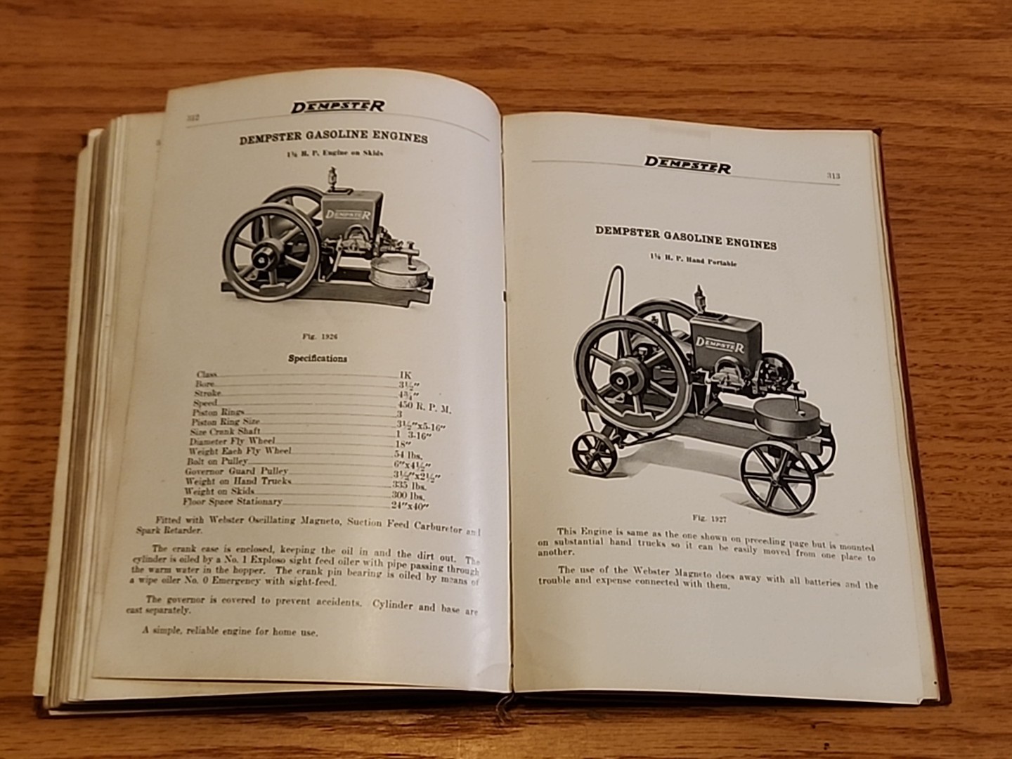 Vintage 1922 Dempster Mill Catalog 11 Windmill Pump Tank Engines Beatrice NE