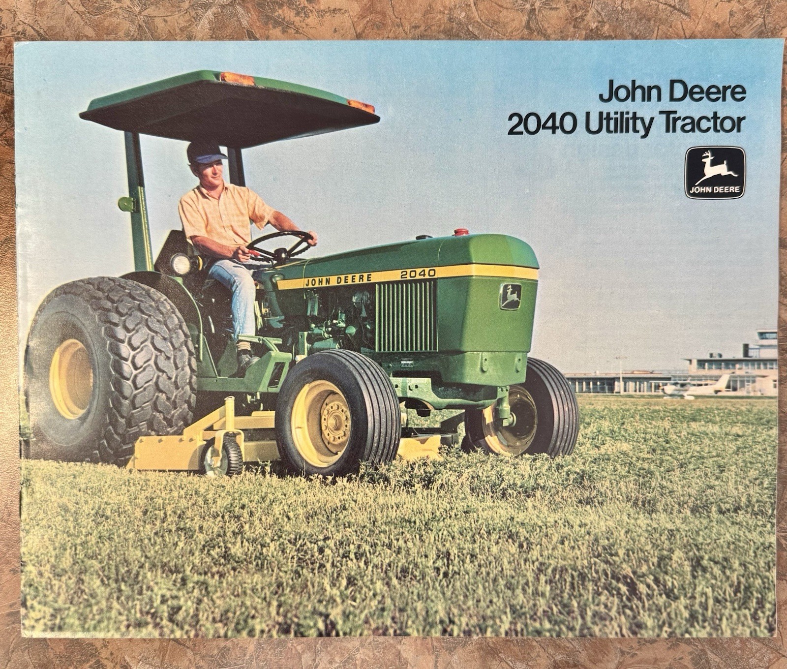 1975 John Deere 2040 Utility Tractor Brochure Implements