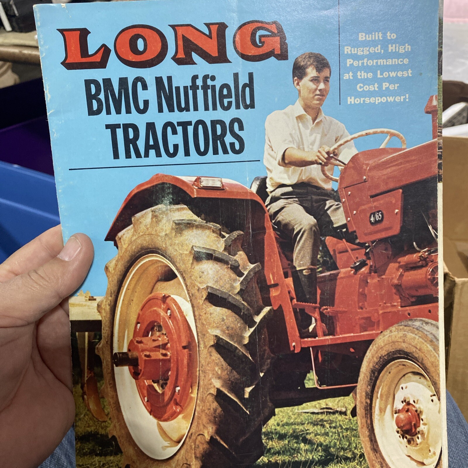 Vintage, Rare Long BMC Nuffield Tractors Brochure