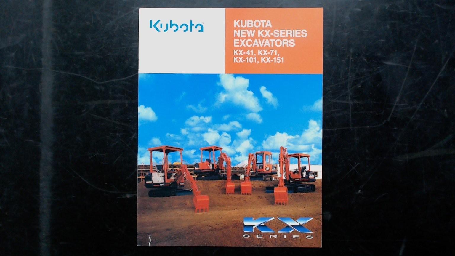 Kubota New KX-Series Excavators Brochure KX-41 KX-71 KX-101 KX-151