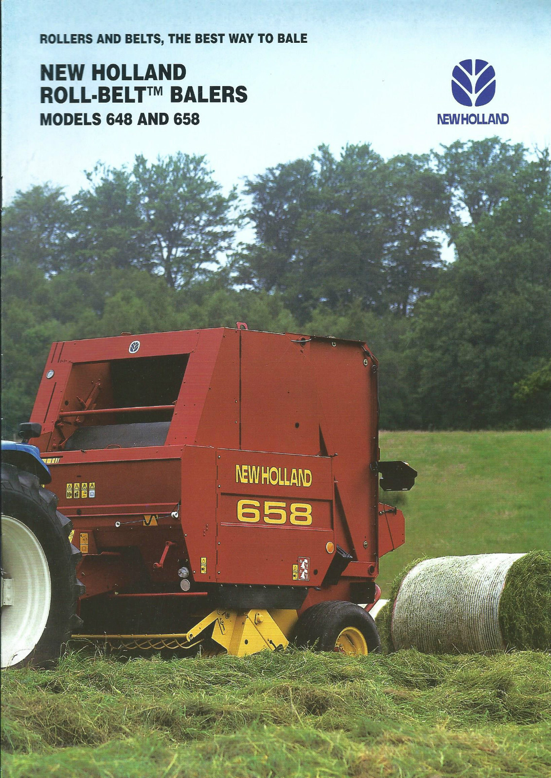 Farm Equipment Brochure – New Holland – 648 658 – Roll-Belt Baler c1998 (F4336)