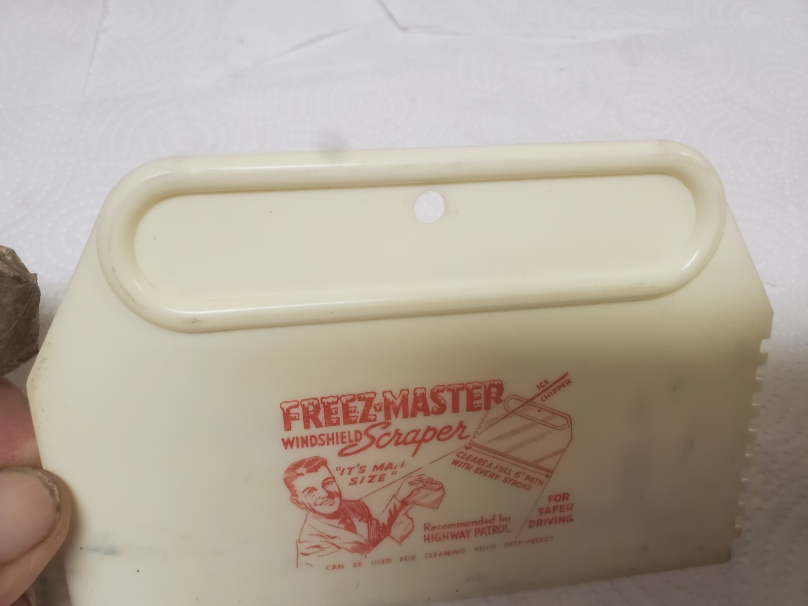 6″ Plastic Scraper Sumner Packing Company Sumner Iowa Seasons Greetings