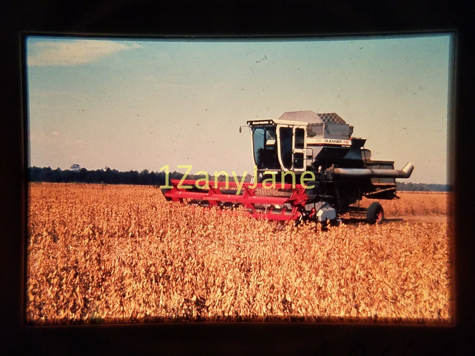 AC1610 35mm Slide of an Allis-Chalmers from MEDIA ARCHIVES GLEANER COMBINE