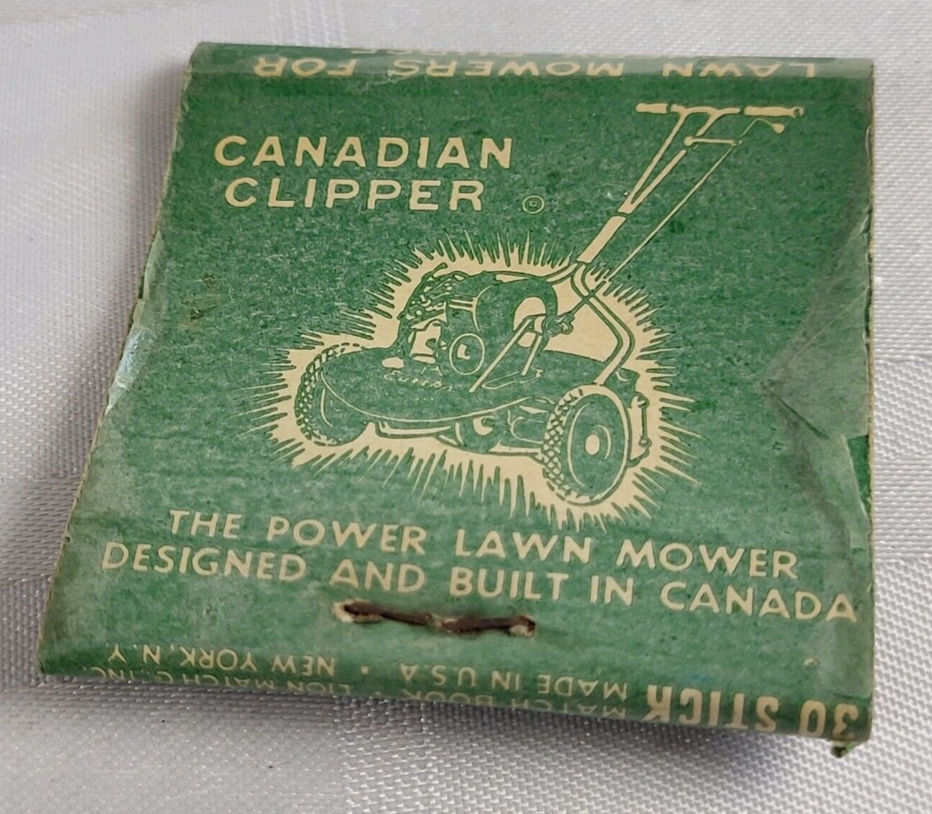 1940’S EUREKA WOODSTOCK CANADA CANADIAN CLIPPER LAWN MOWER ADVERTISING VINTAGE