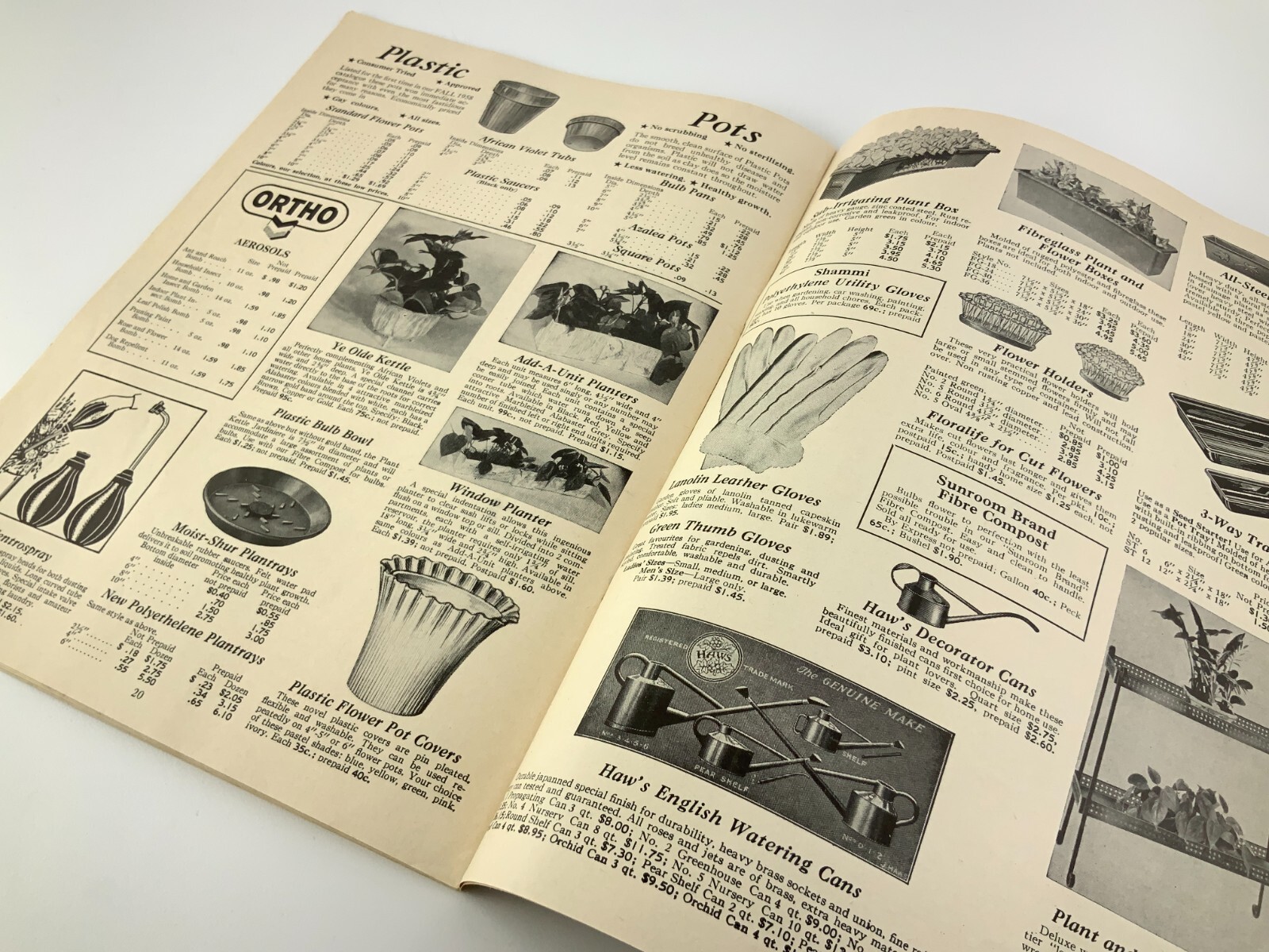 McDonald’s Seeds Plants Bulbs Catalogue Fall 1961 Catalog Ottawa Canada EE630