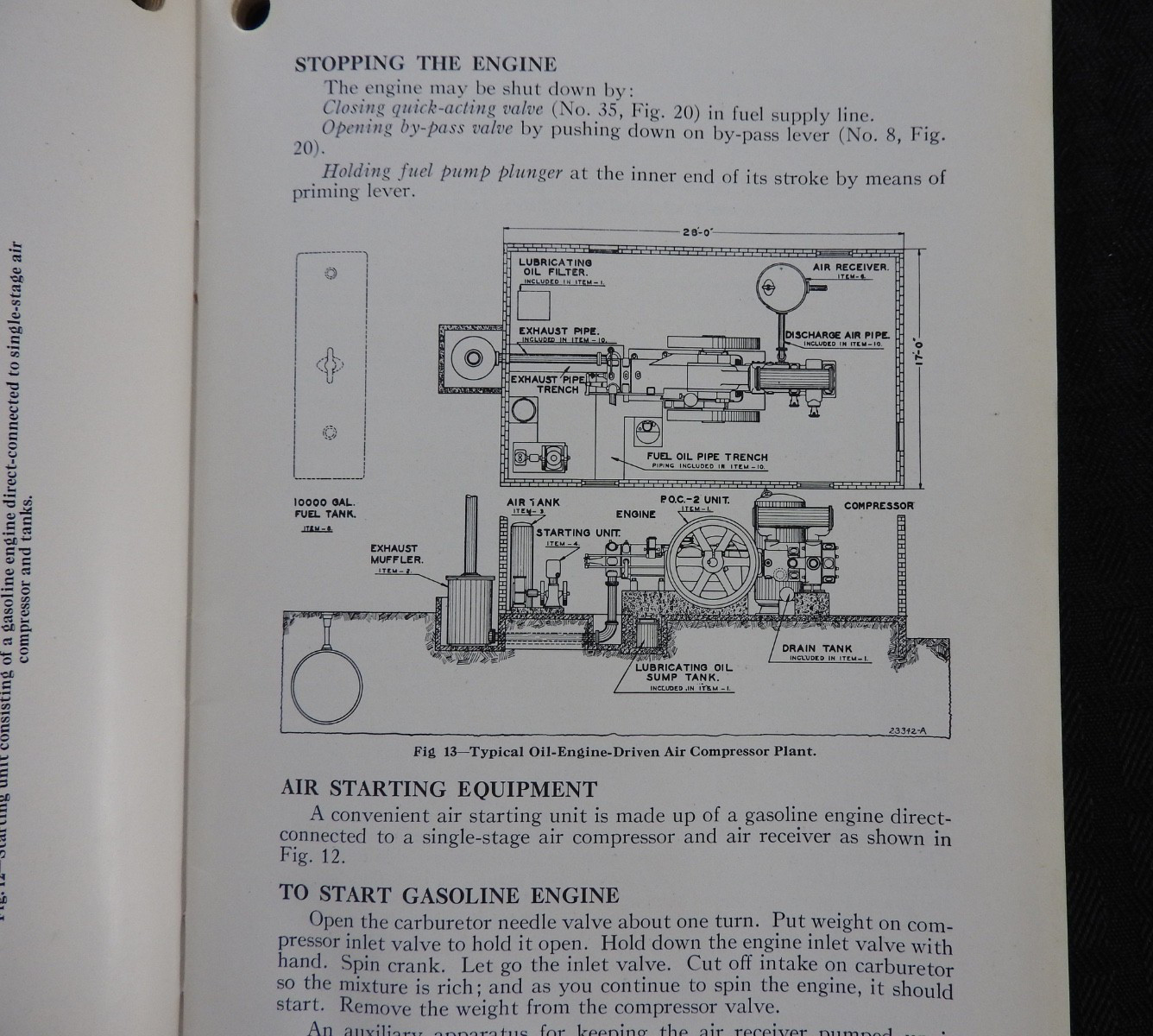 1927 Ingersoll-Rand “TYPE PO” Hit-N-Miss Oil Engines Operators Manual ORIGINAL!