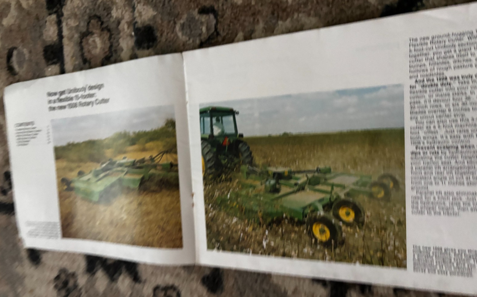 John Deere Flail & Rotary Cutters For 1974 Brochure DCPA26