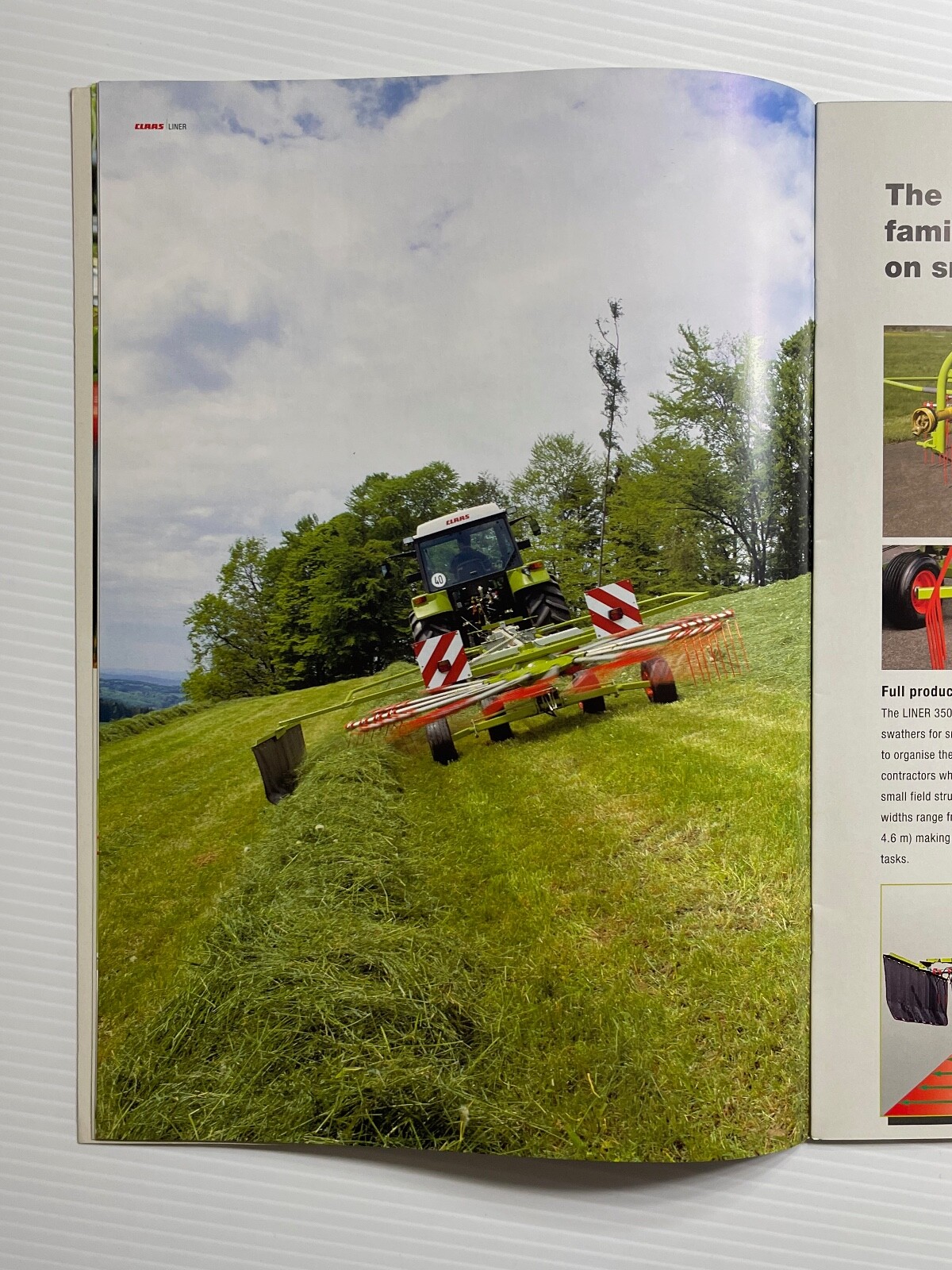 CLAAS Swathers Liner Rake – Sales Brochure *2006* (Showroom Sales Book)