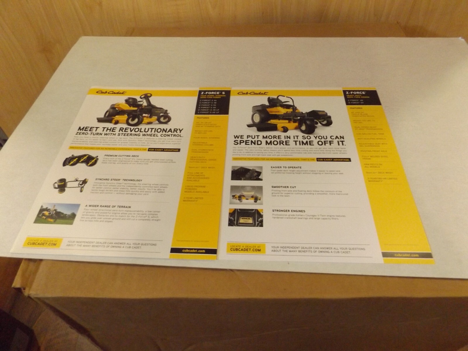 CUB CADET 11-Pieces lawn & Garden Tractors & Equipment. 2010-2011