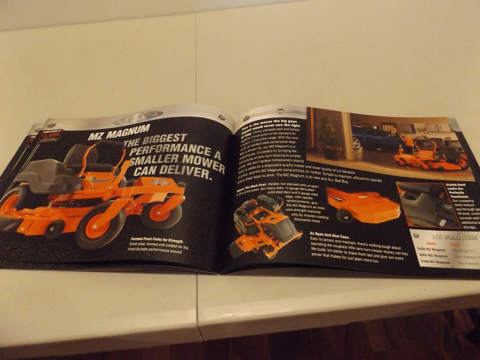BAD BOY MOWERS, “MOW WITH A ATTITUDE”, 2013