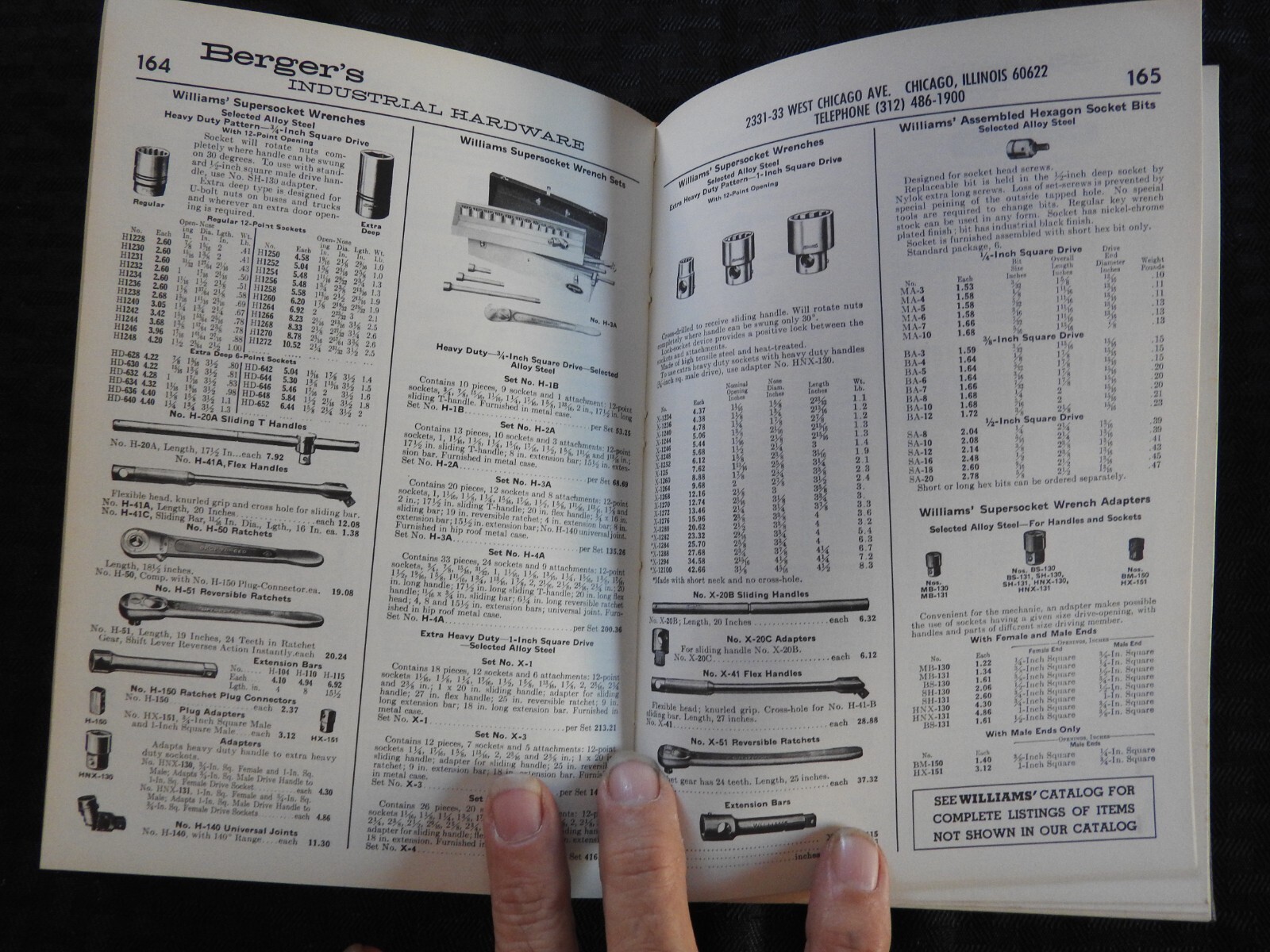 1968 BERGER’S INDUSTRIAL HARDWARE SALES CATALOG ASBESTOS PRODUCTS TOOLS 460+ pgs