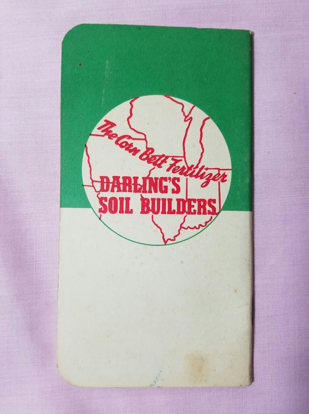 Vintage 1956 Memo Note Book Calendar – Darling’s Soil Builders Fertilizers