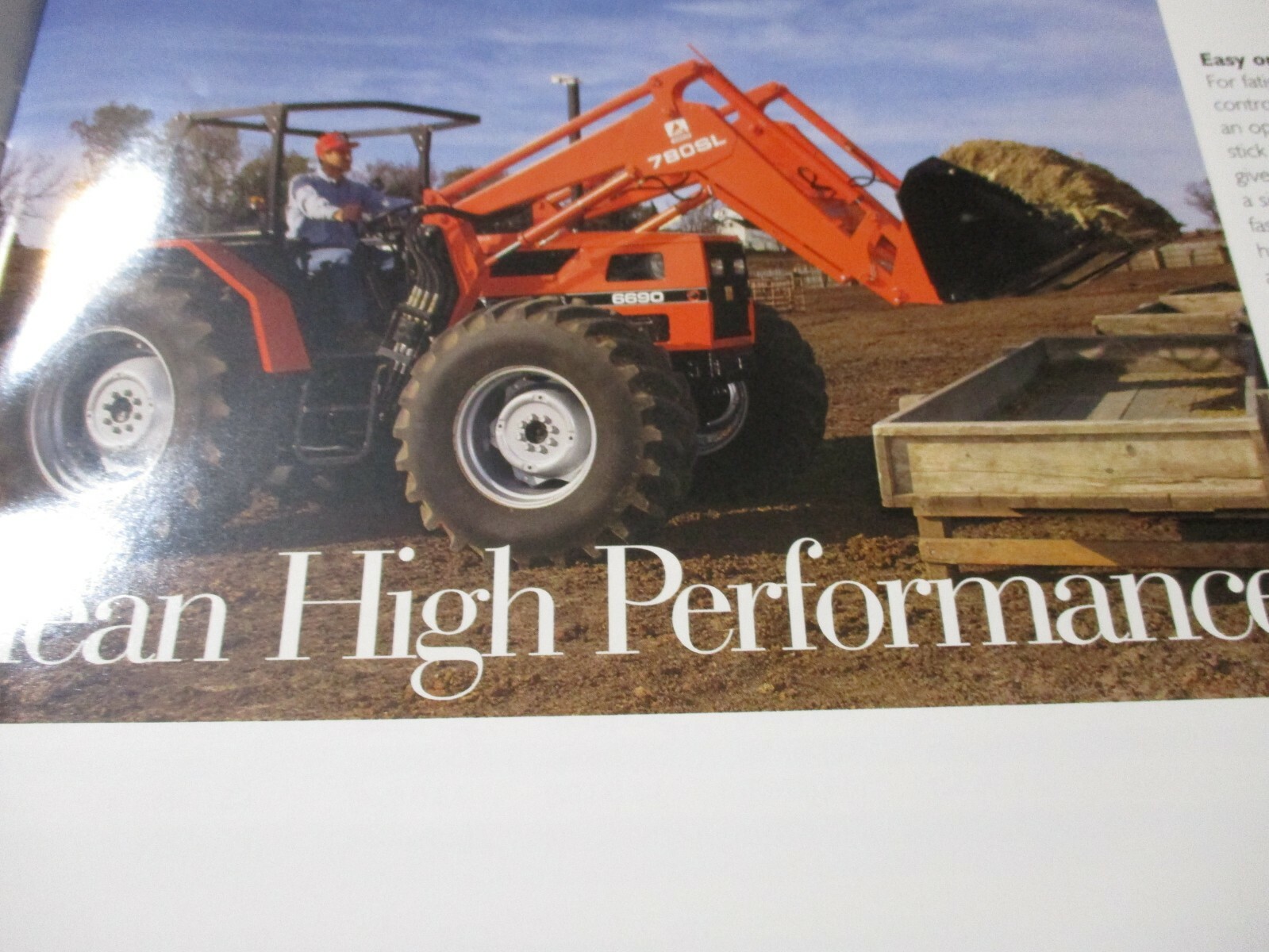 Agco Allis 680-780/SL-880/SL-980 Loaders Sales Brochure 1996