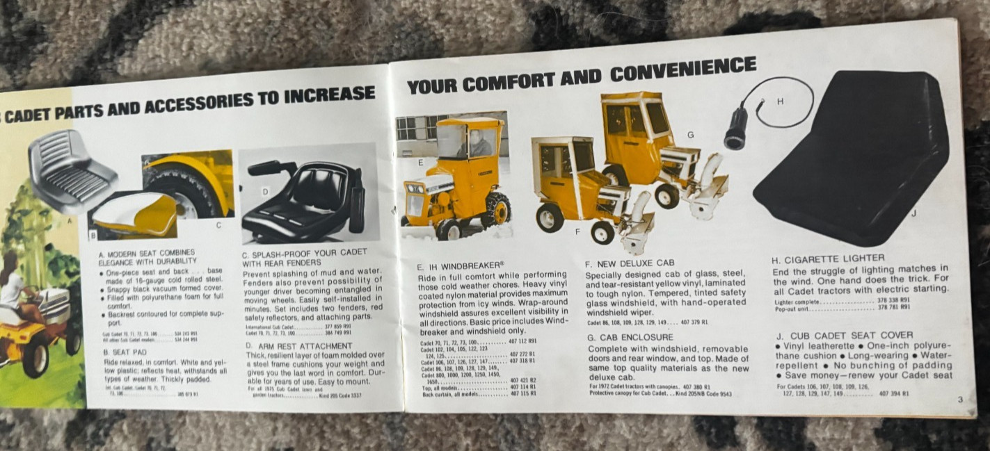 International Harvester Power Lawn Products Parts & Service 1976 Brochure DCPA26