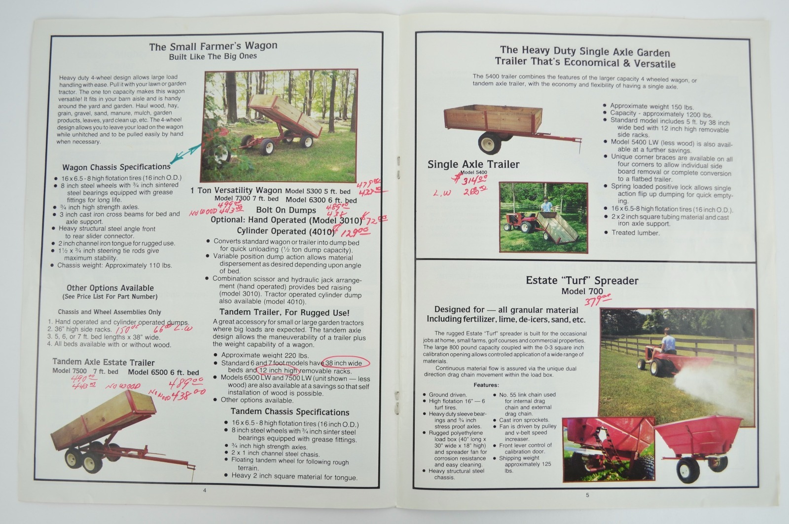 1985-1986 Country Manufacturing Lawn Mower Garden Farm Horse Barn Dealer Catalog