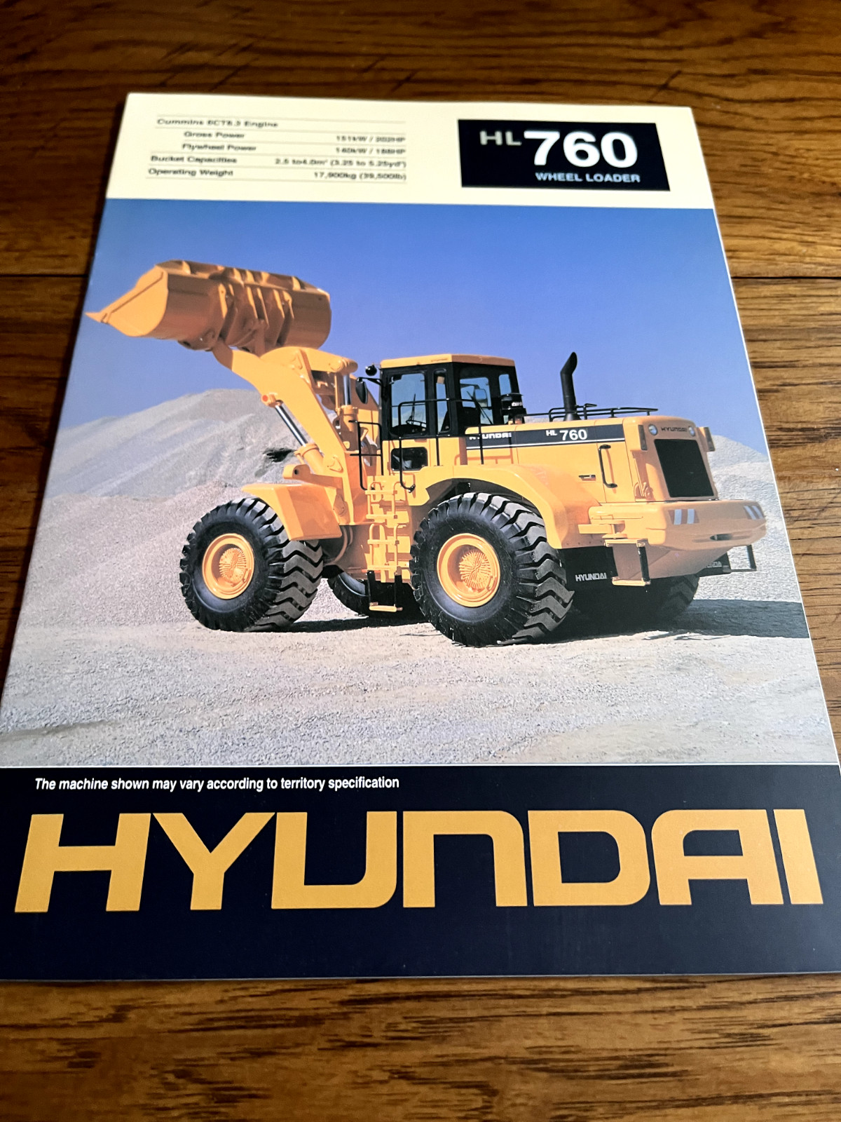 Hyundai HL 760 Wheel Loader Brochure BAOH